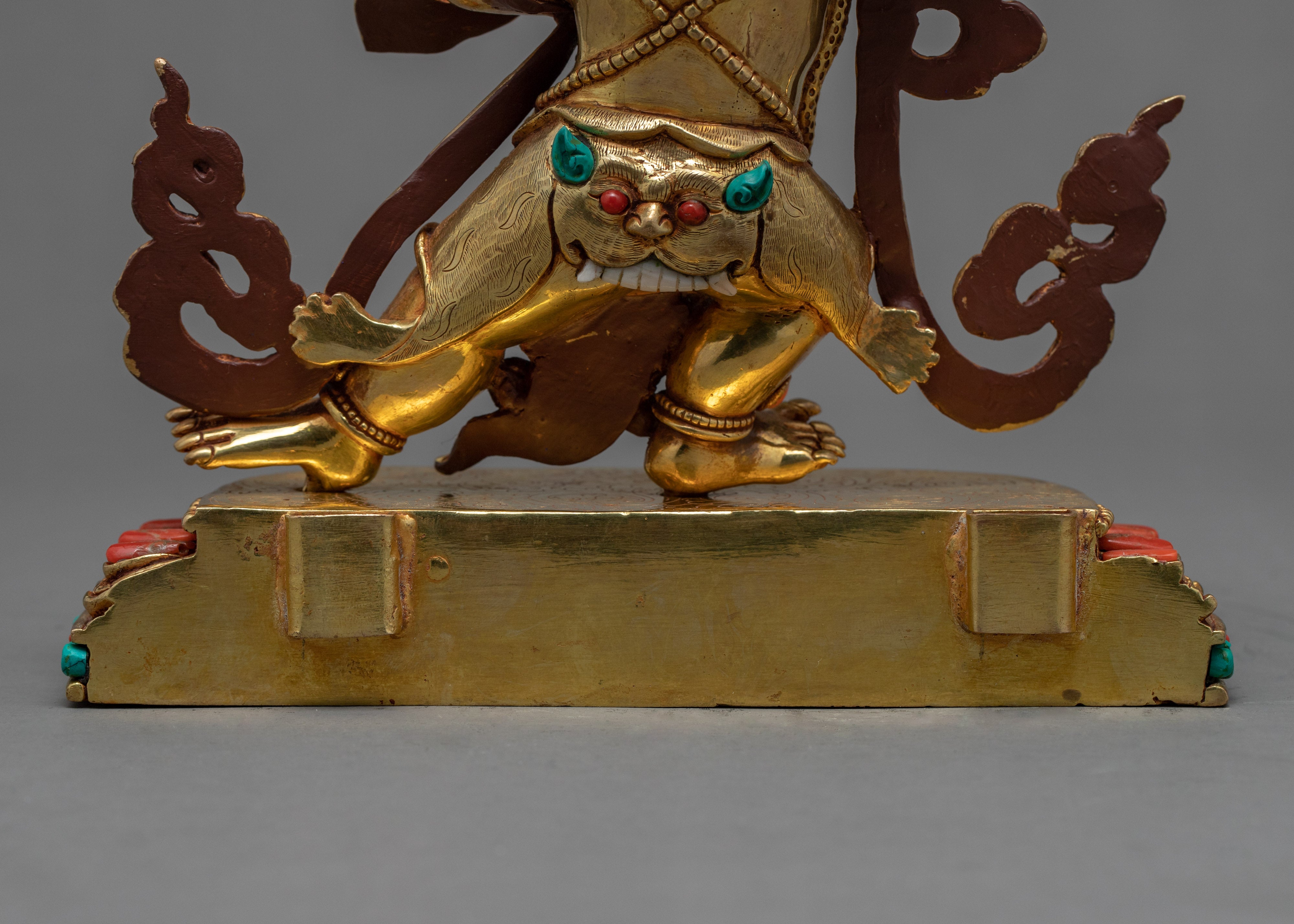 Small Vajrapani Statue | Tibetan Bodhisattva Art