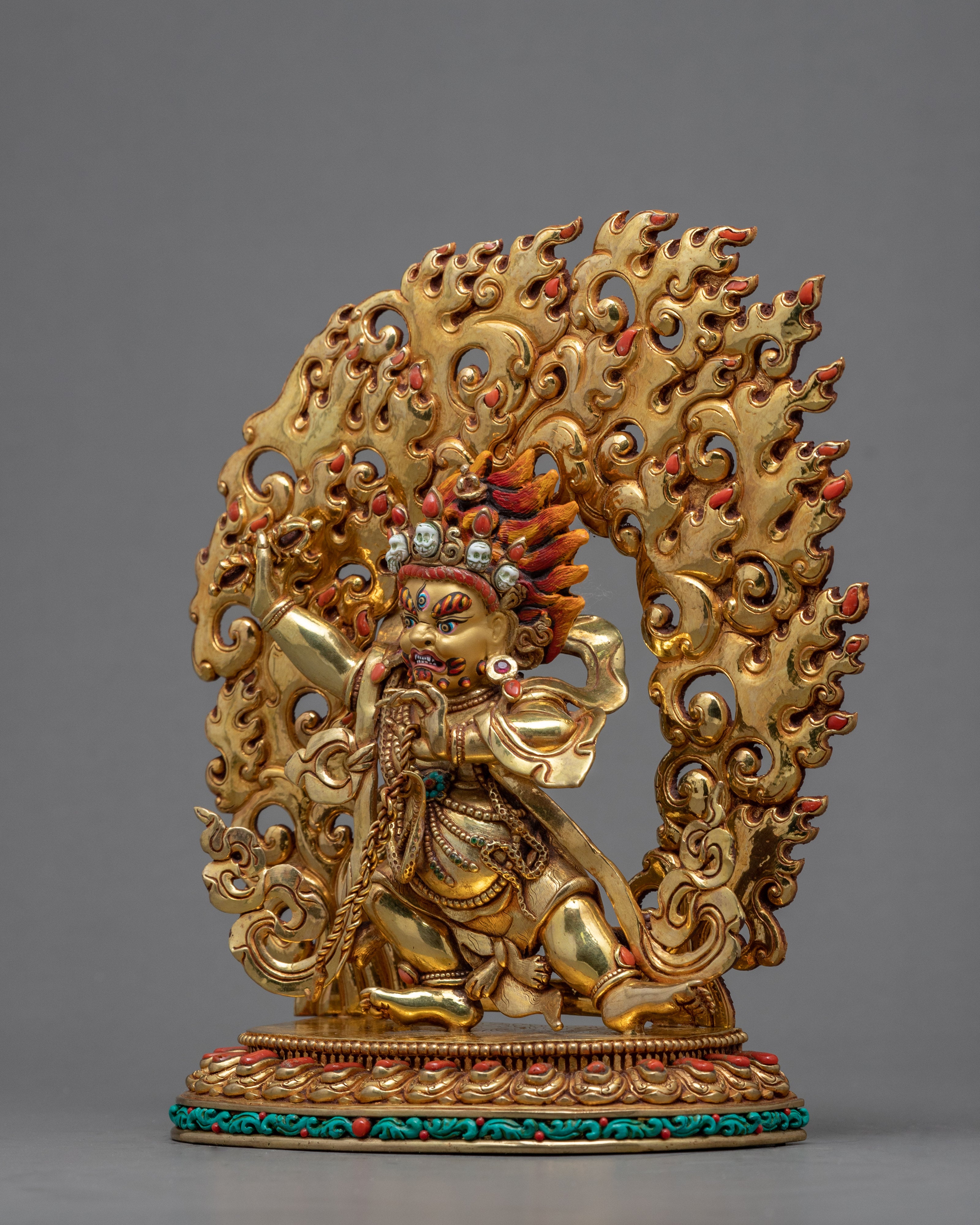 Small Vajrapani Statue | Tibetan Bodhisattva Art