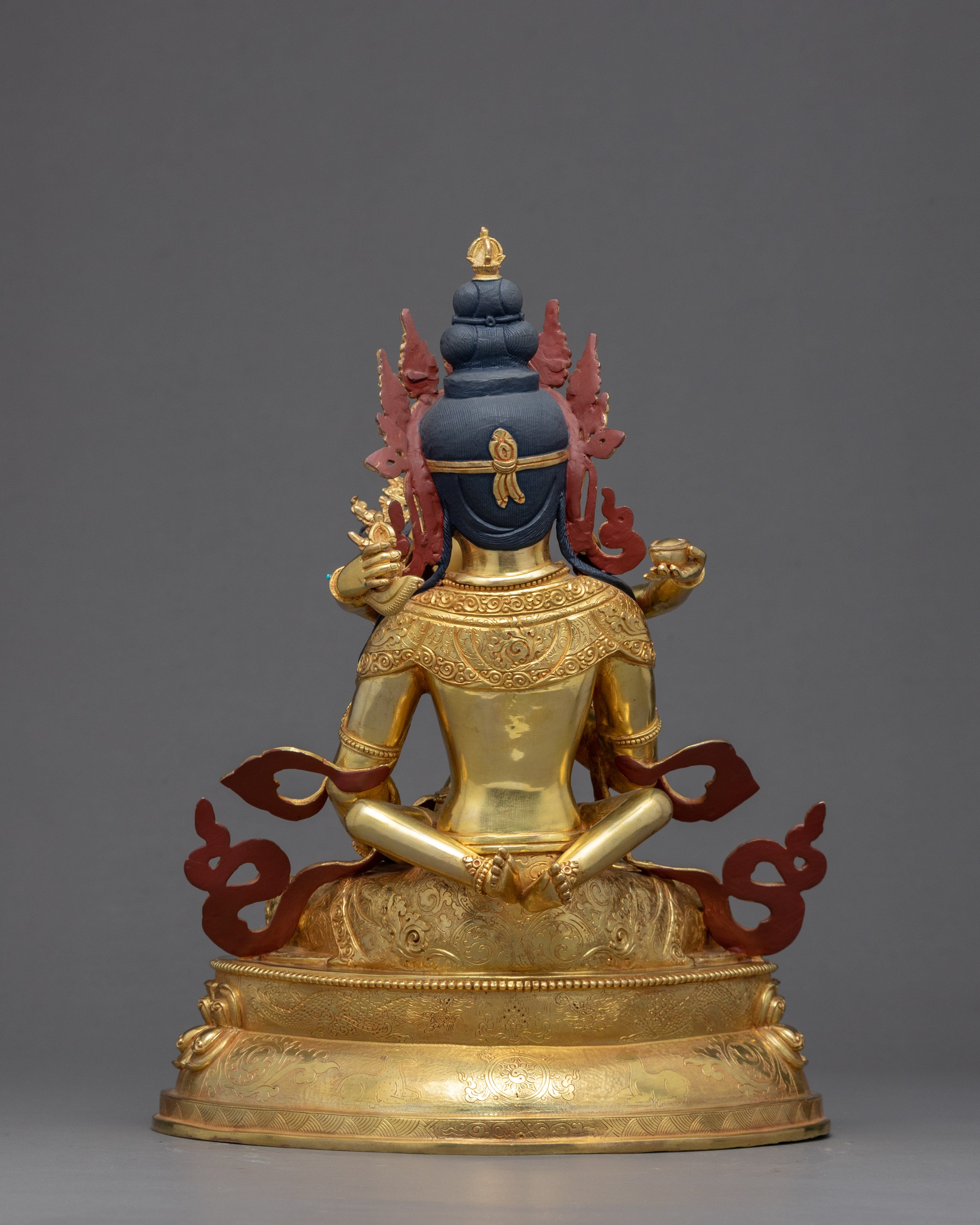 Vajrasattva With Consort | Buddhist Yab Yum Sculpture