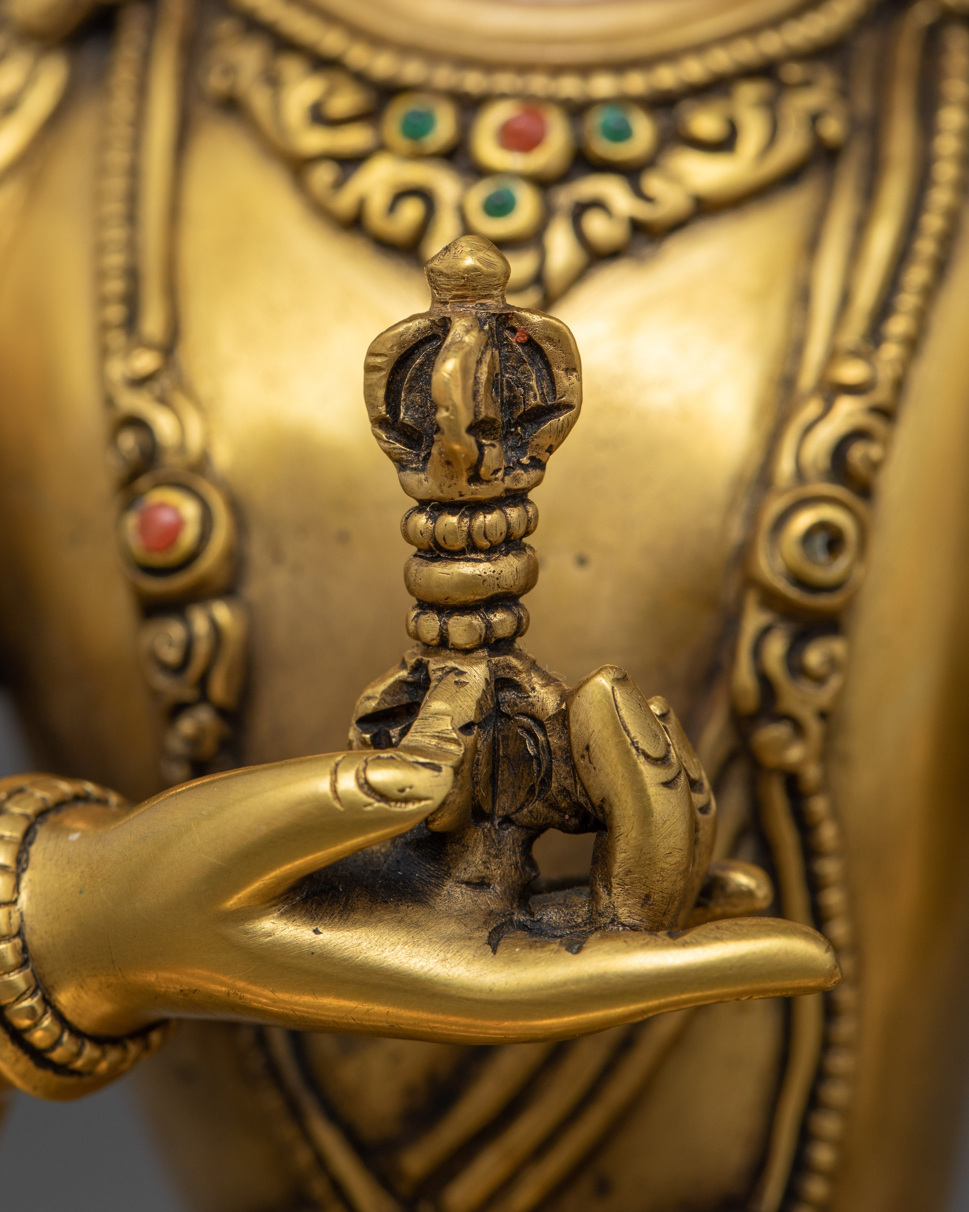 Tibetan Vajrasattva Statue | Traditional Himalayan Art