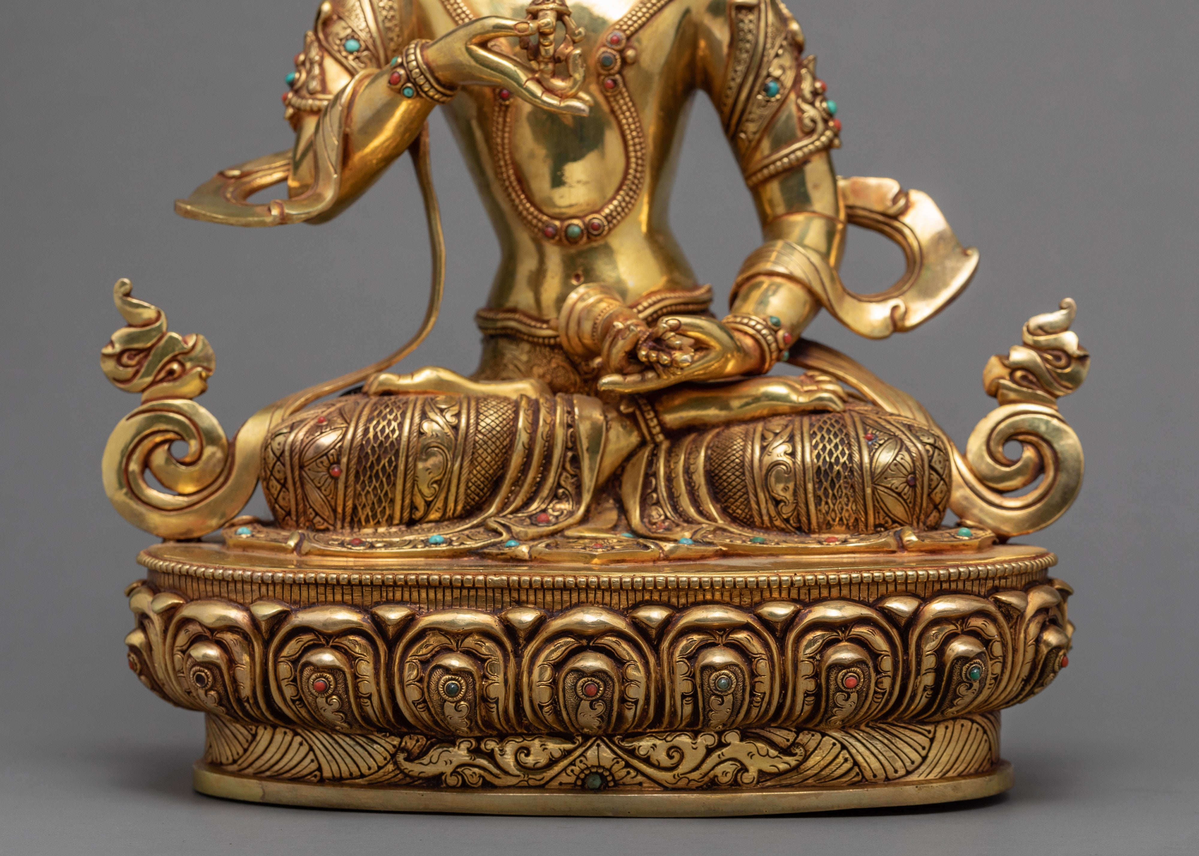 Vajrasattva Statue | Traditional Dorje Sempa Art | Tibetan Statue