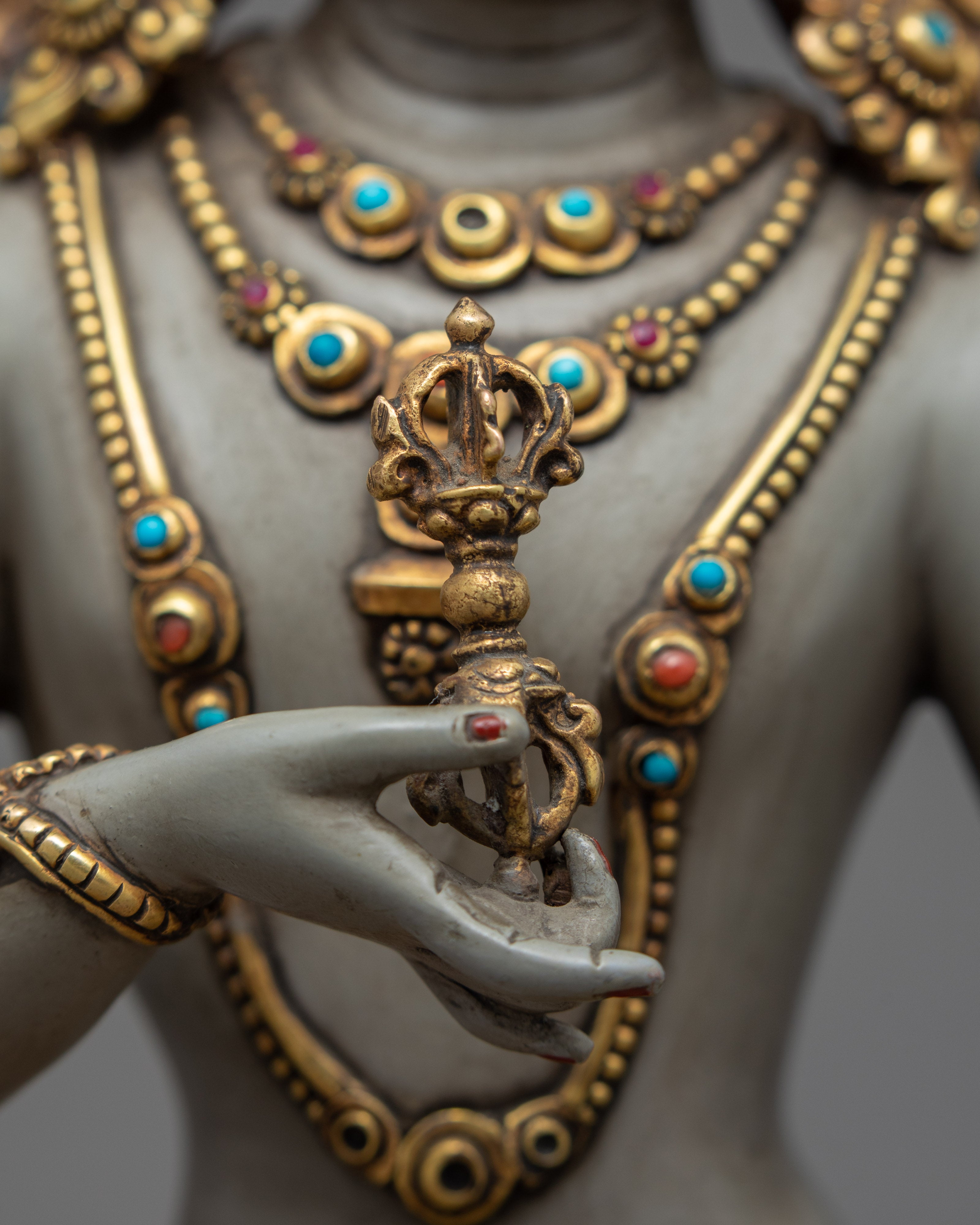 Indoor Vajrasattva Statue | Hand Carved Tibetan Art