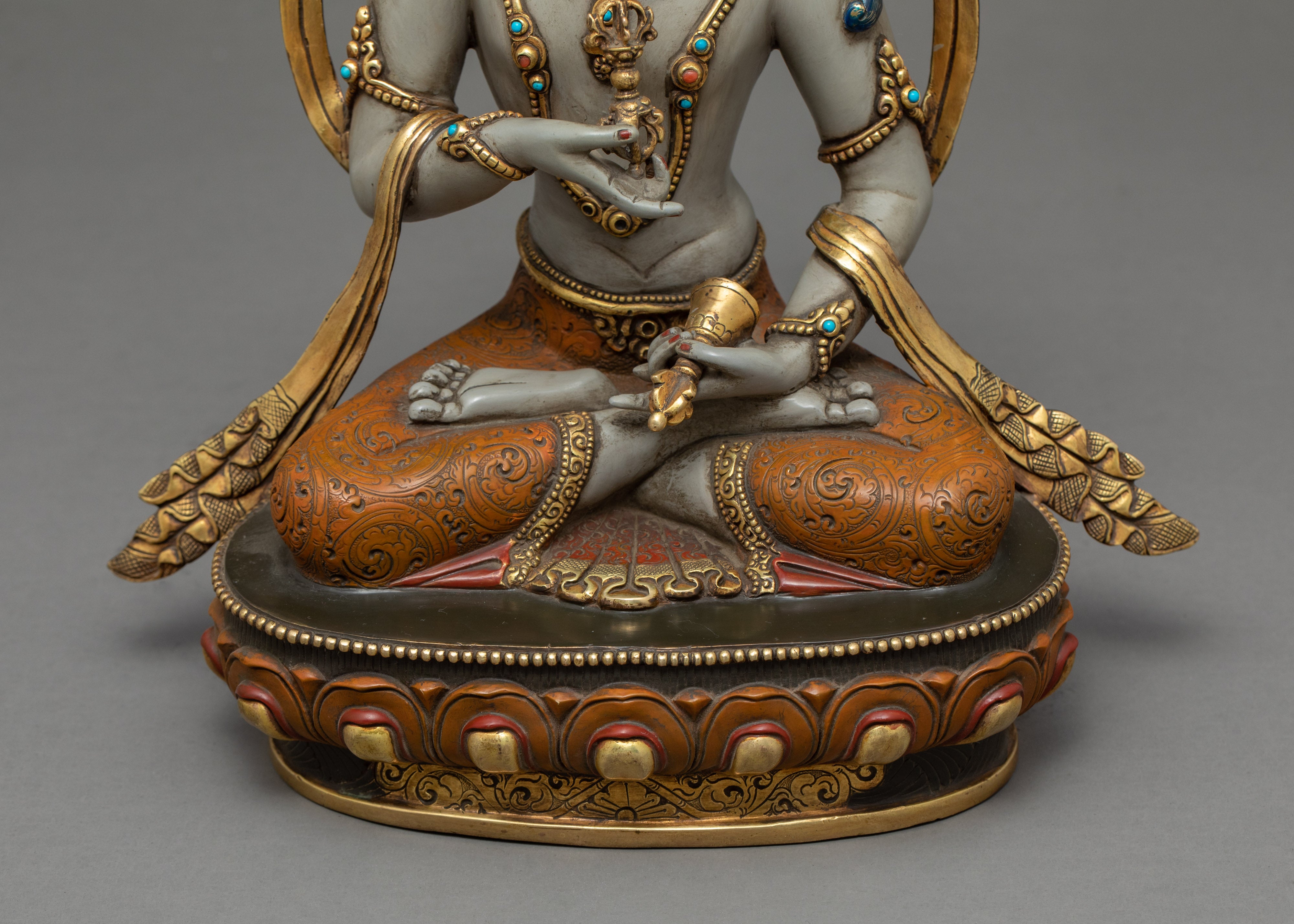 Indoor Vajrasattva Statue | Hand Carved Tibetan Art