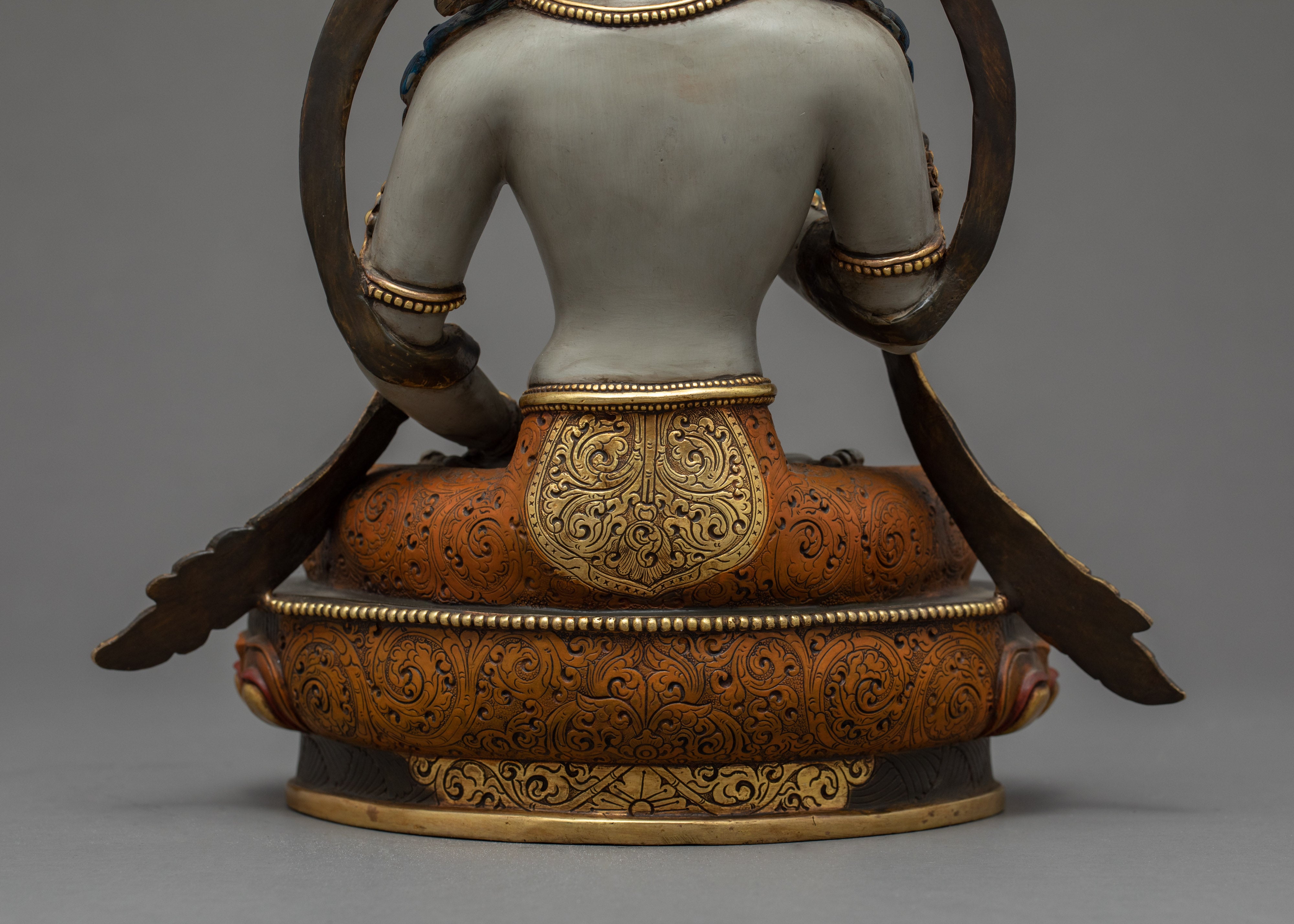 Indoor Vajrasattva Statue | Hand Carved Tibetan Art