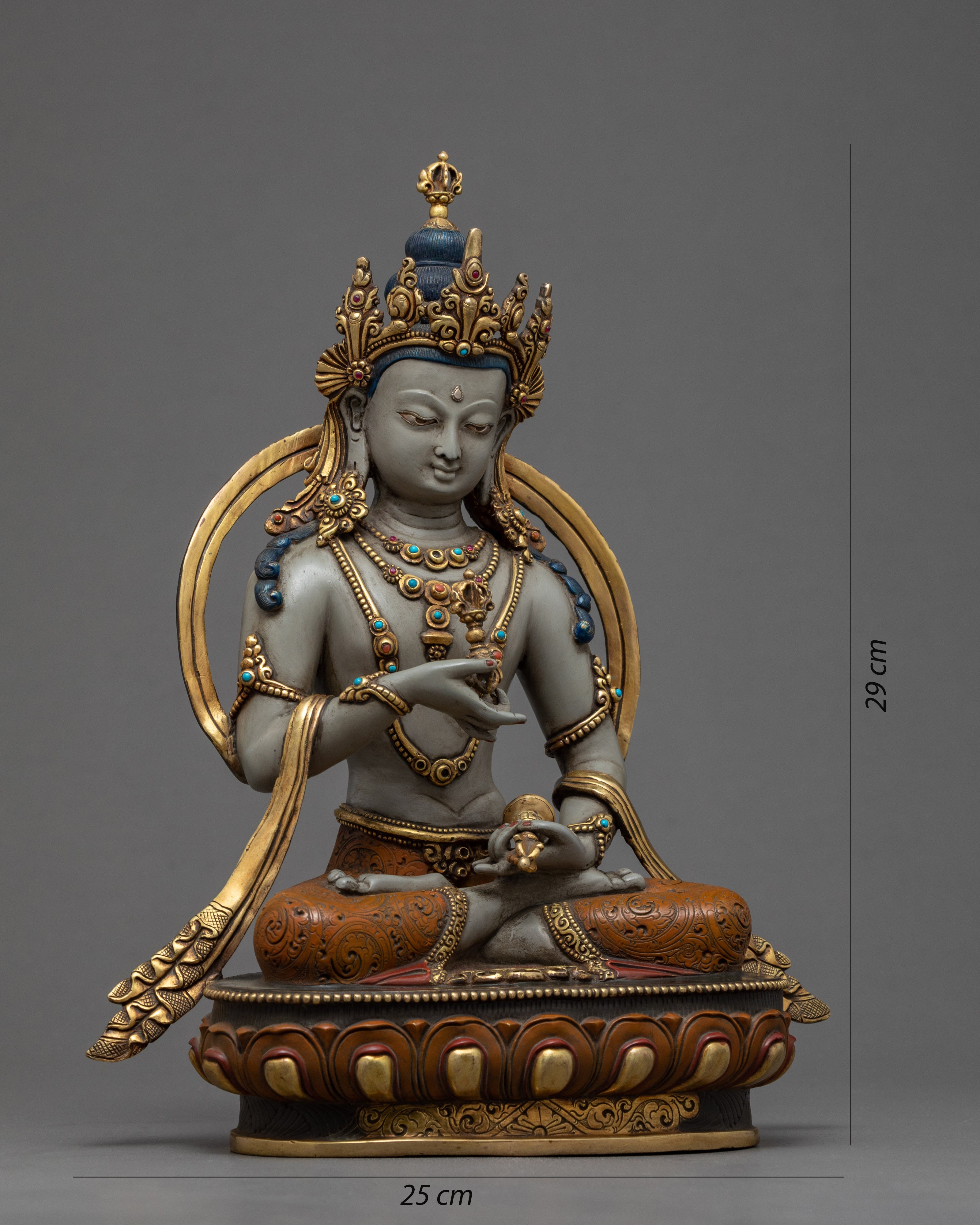 Indoor Vajrasattva Statue | Hand Carved Tibetan Art