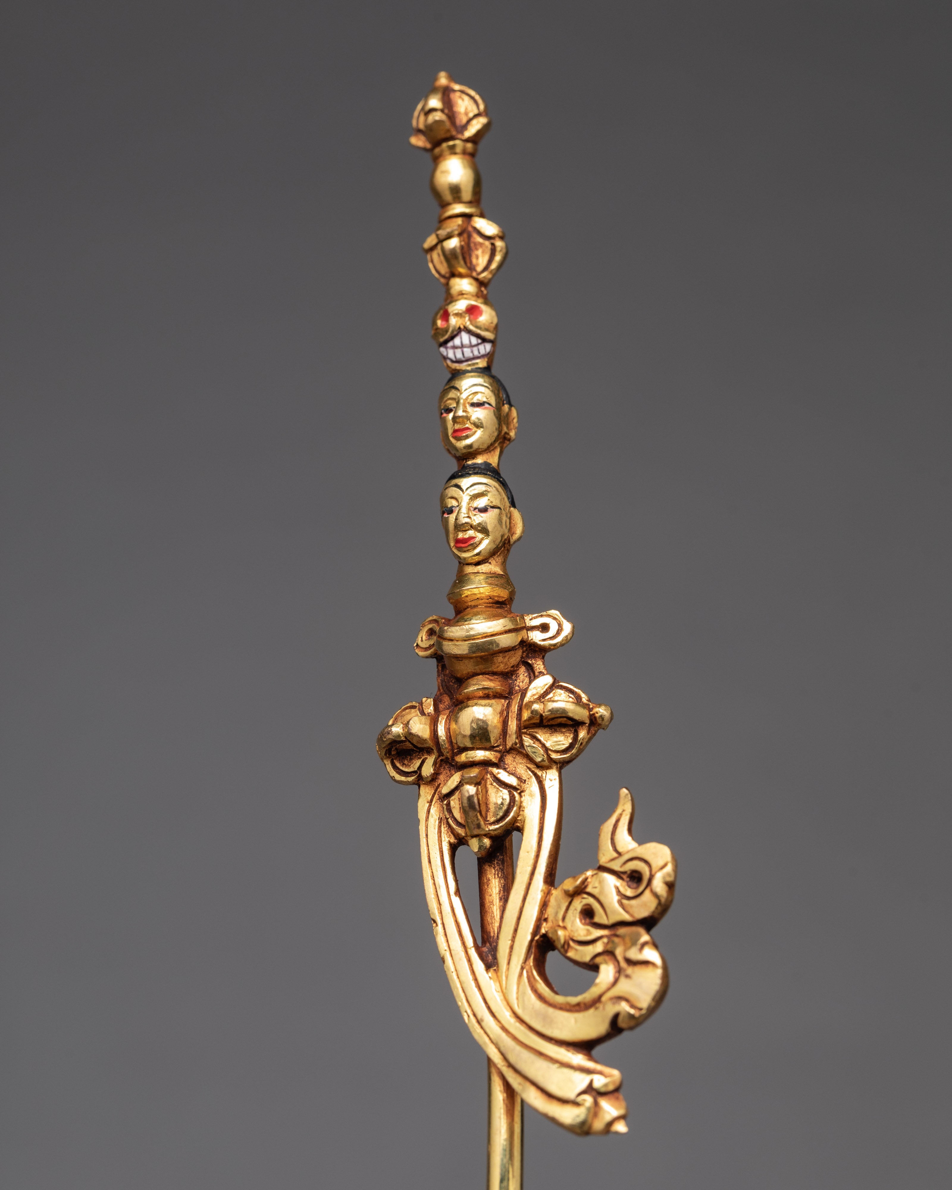 Vajrayogini Dakini Statue | Purely 24k Gold Gilded Statue