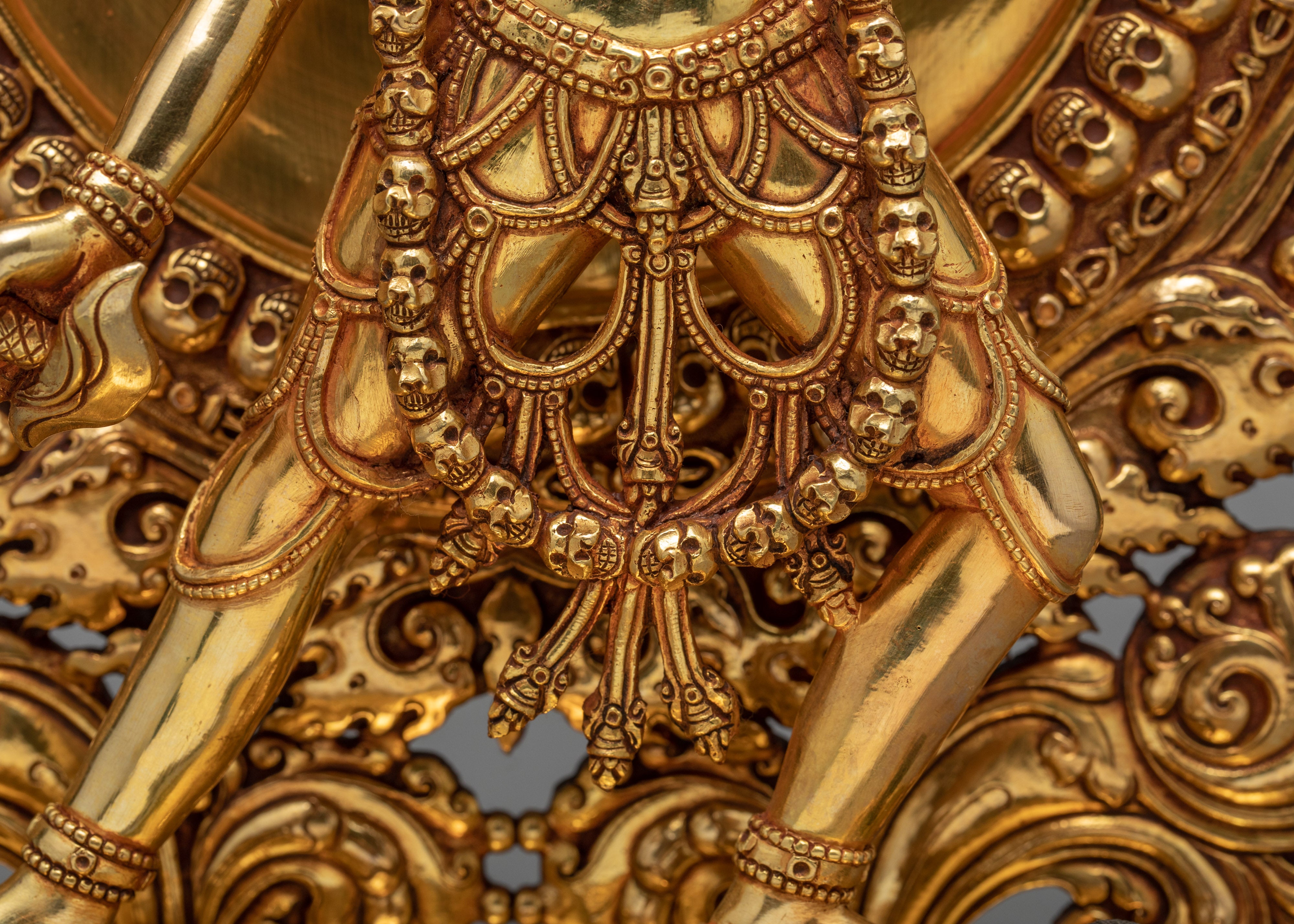 Vajrayogini Statue | Gold Gilded Dakini Statue | Buddhist Art