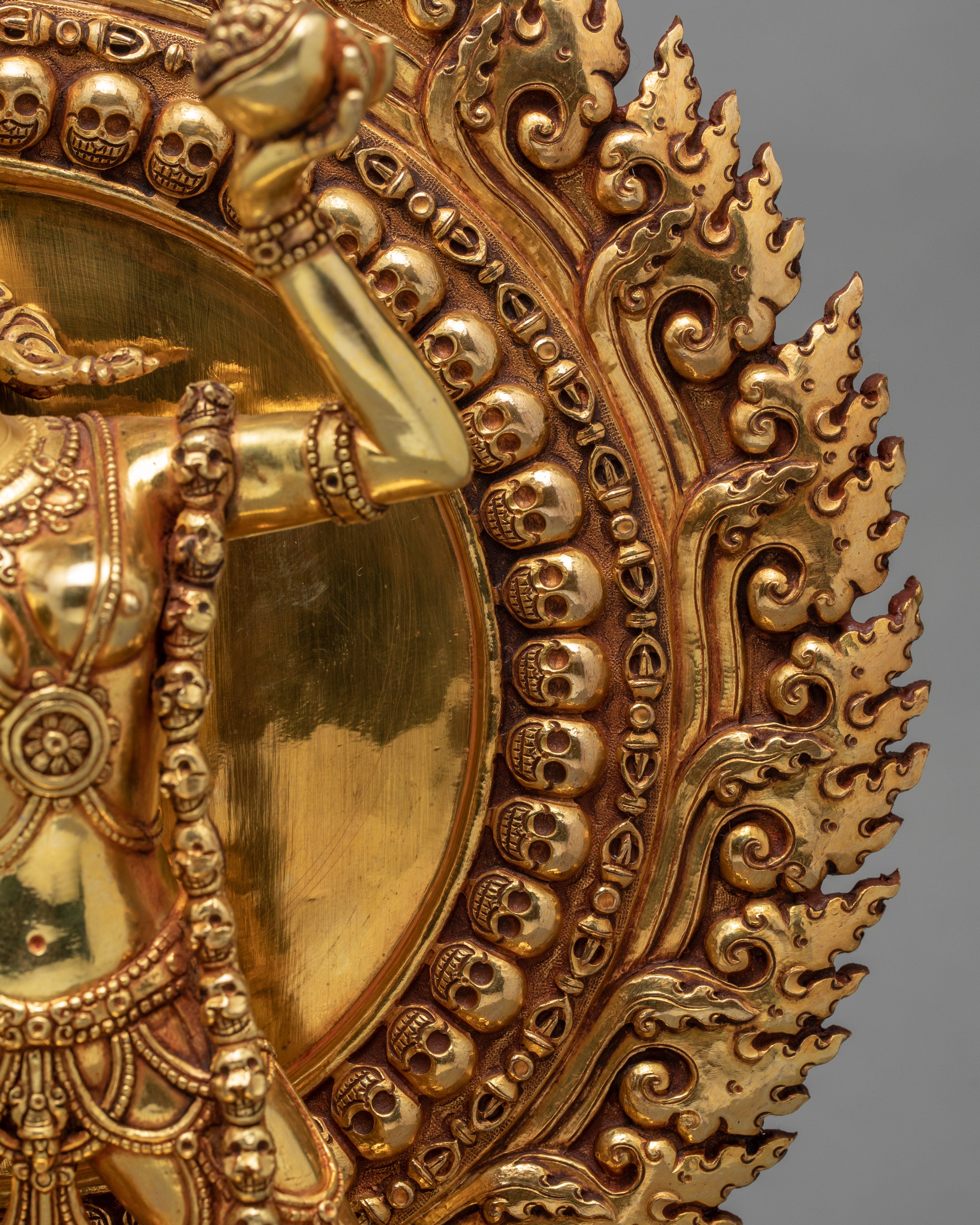 Vajrayogini Statue | Gold Gilded Dakini Statue | Buddhist Art