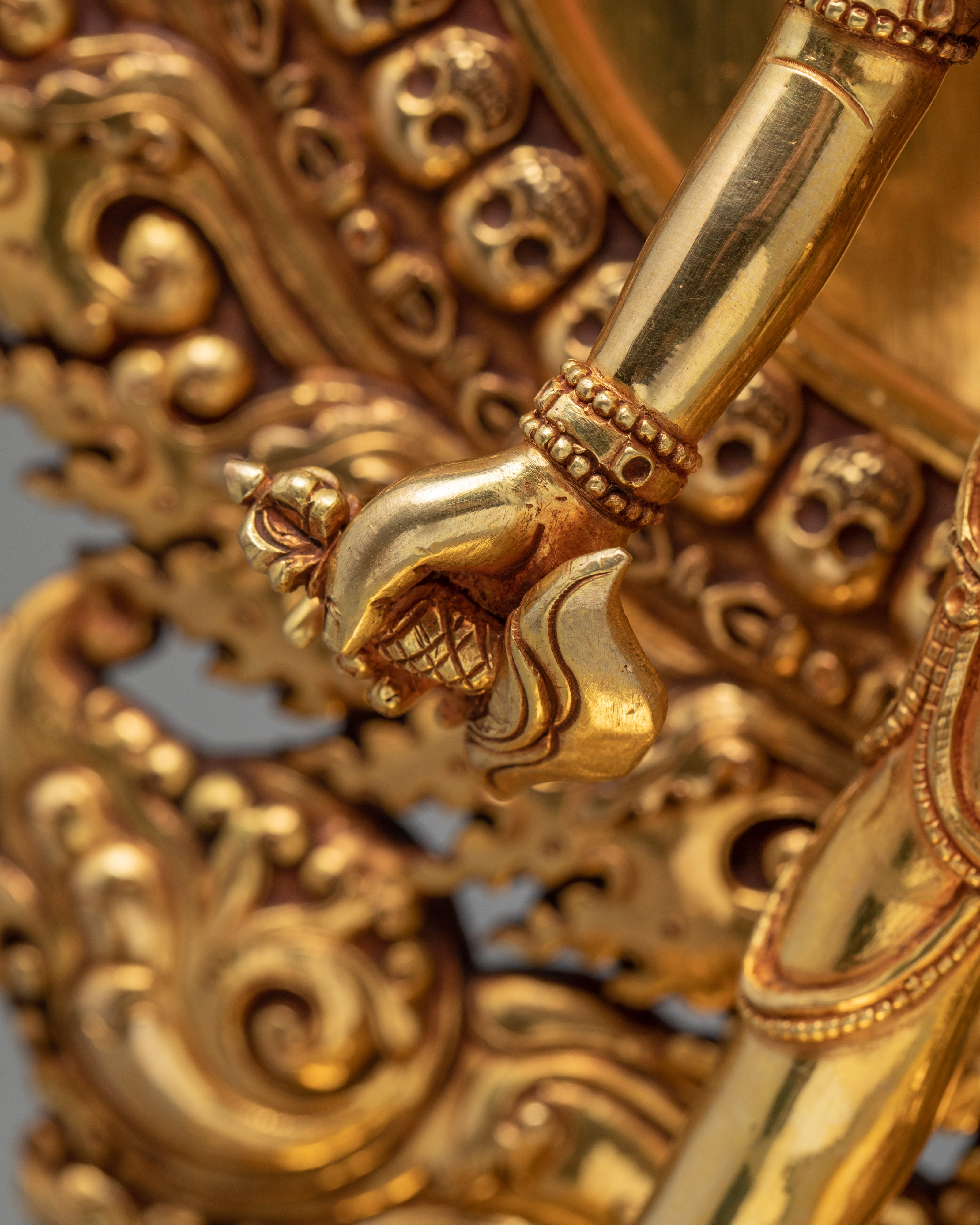 Vajrayogini Statue | Gold Gilded Dakini Statue | Buddhist Art