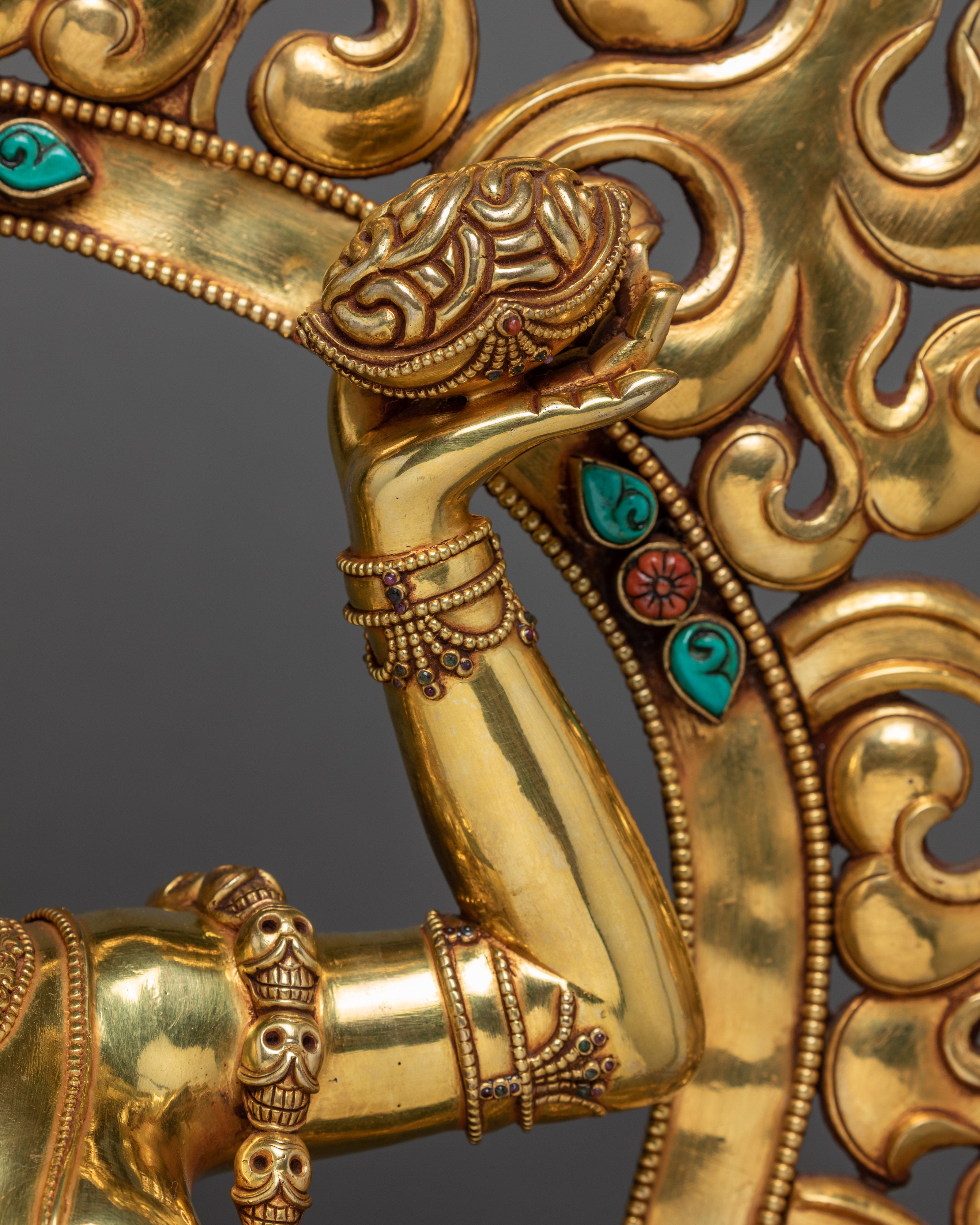 Vajrayogini Statue | Traditional Hand-carved Red Dakini | Sculptures of Nepal