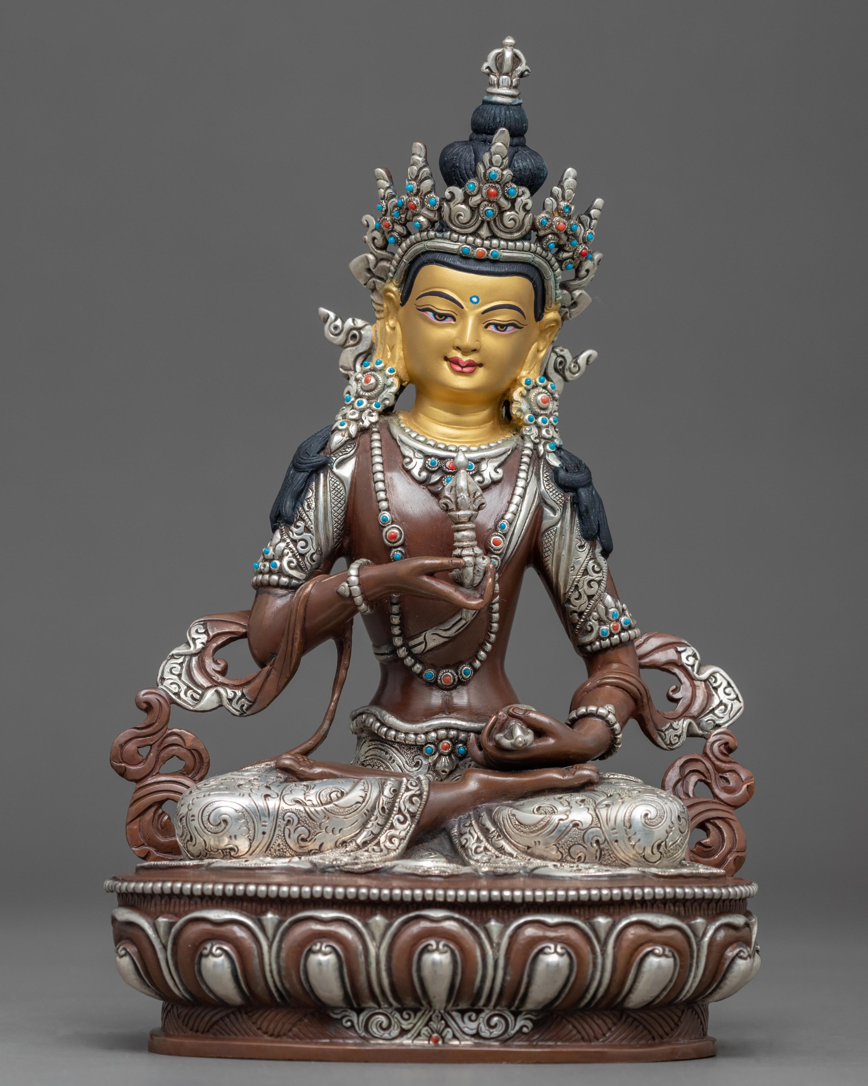 Vajrasatttva Sculpture | Traditional Himalayan Art of Nepal
