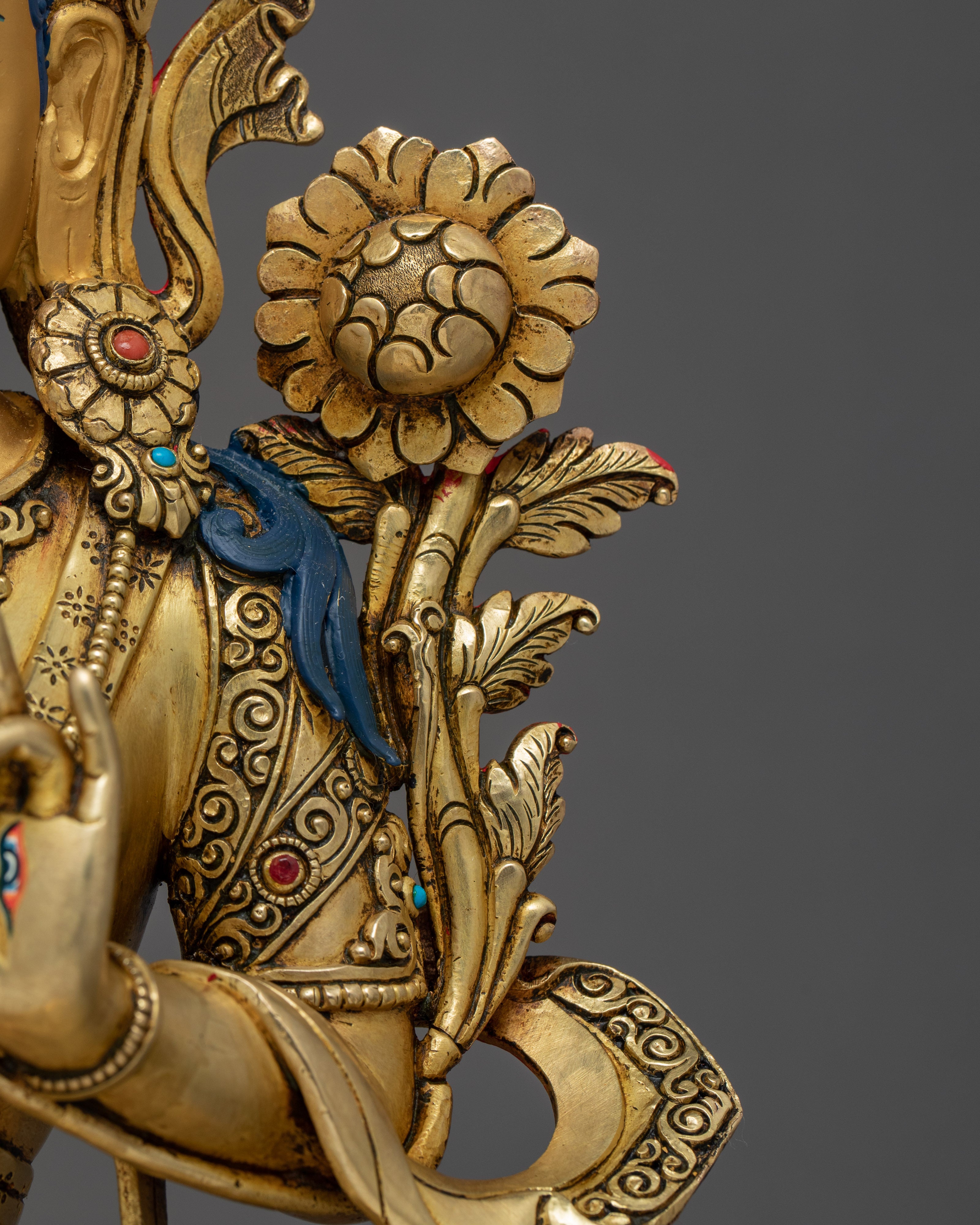 White Tara Statue | Long-Life Deity