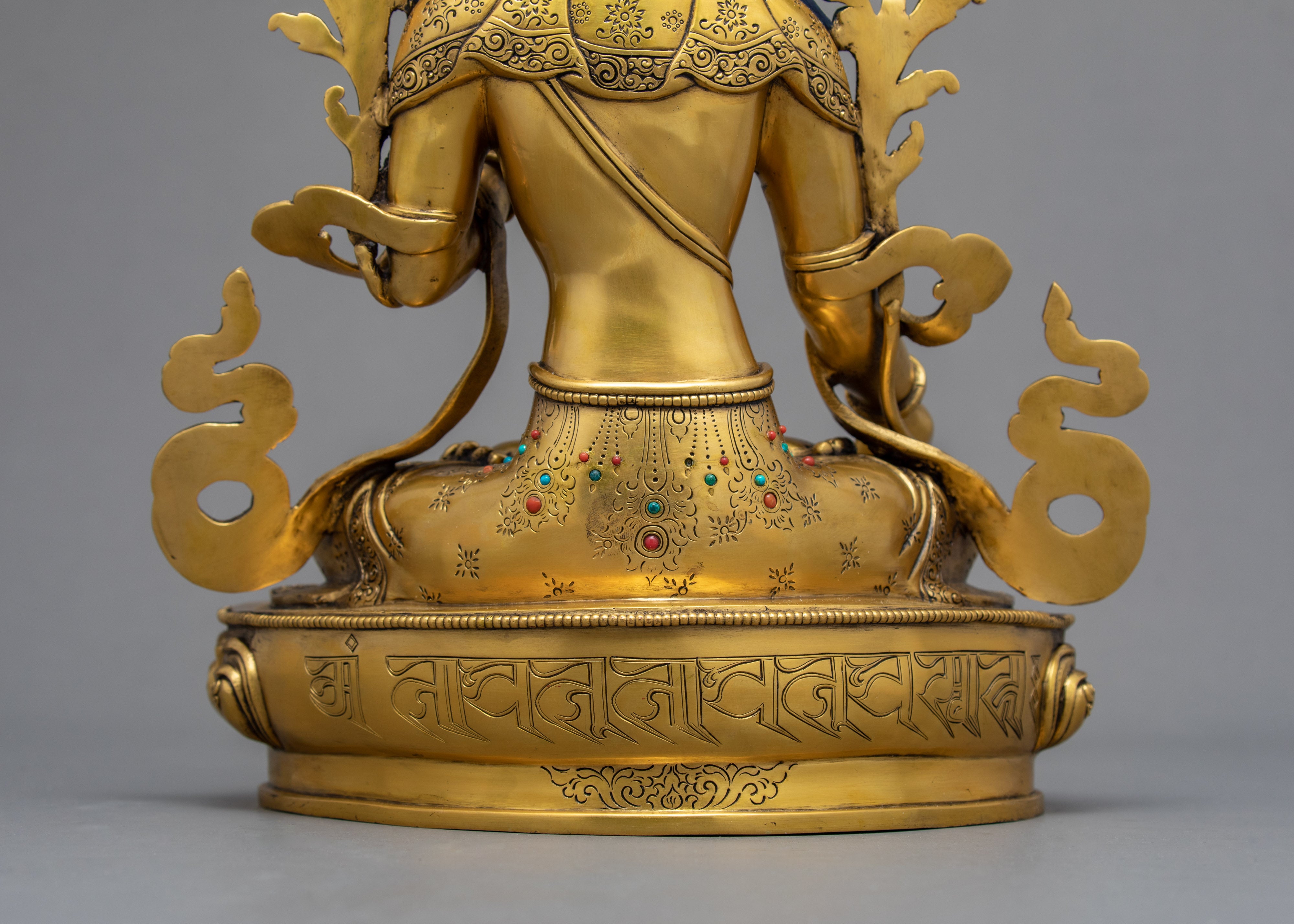 White Tara Goddess Sculpture | Traditional Buddhist Art