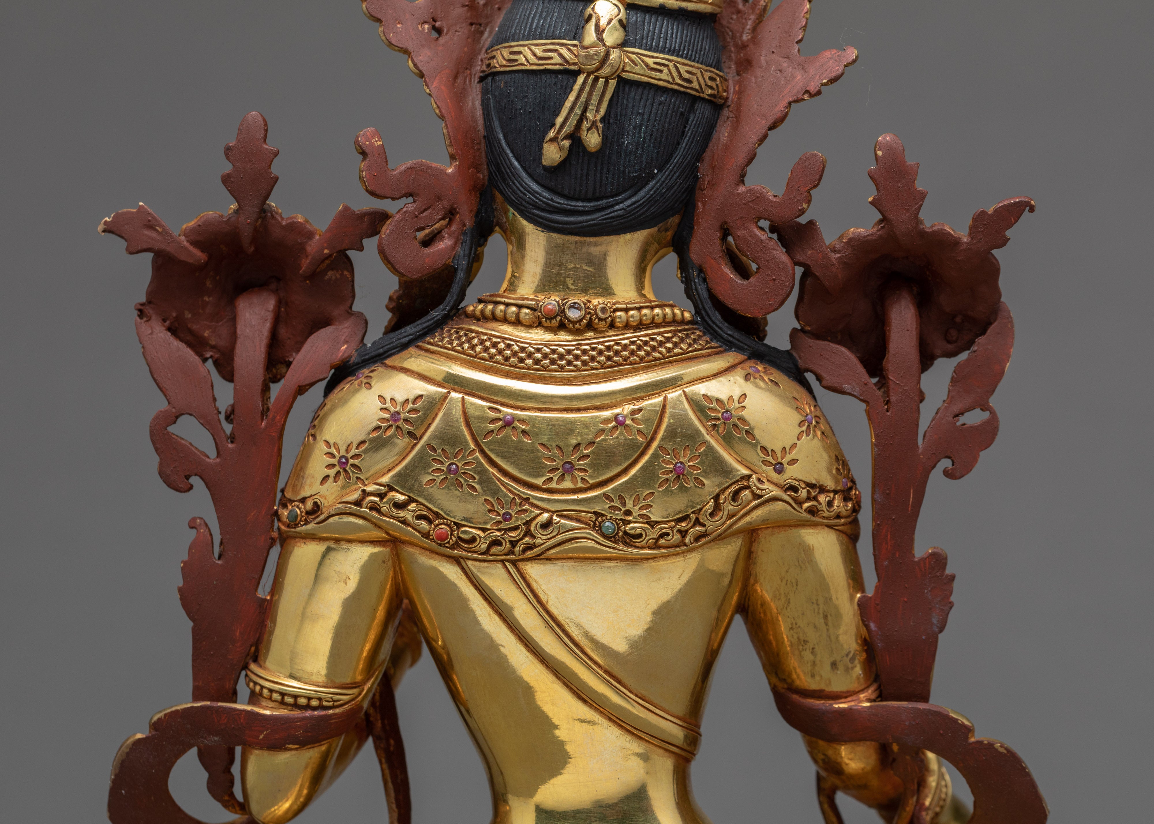 Medium White Tara Statue | Deity of Compassion