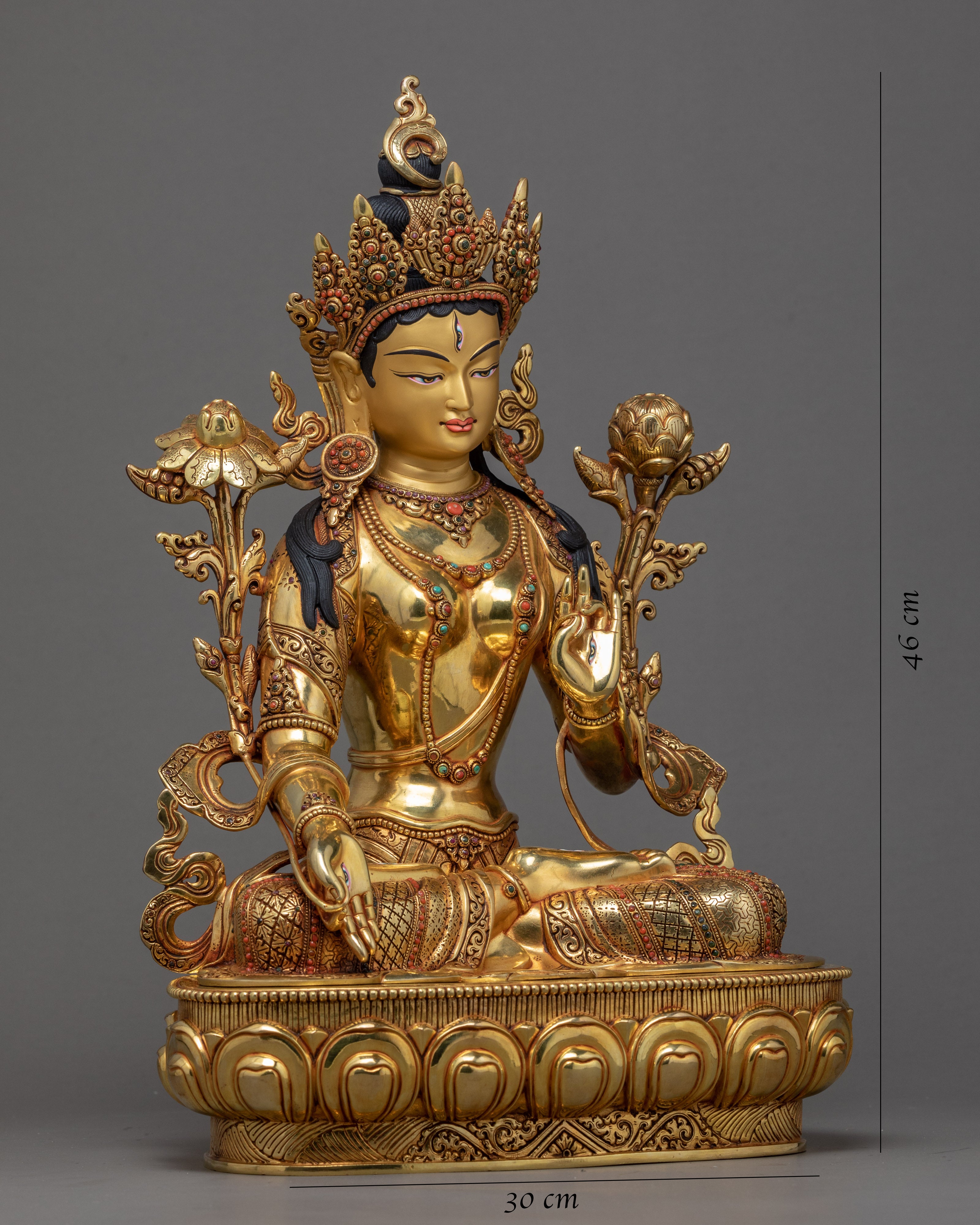 The White Tara Art | Traditional Himalayan Art of Nepal