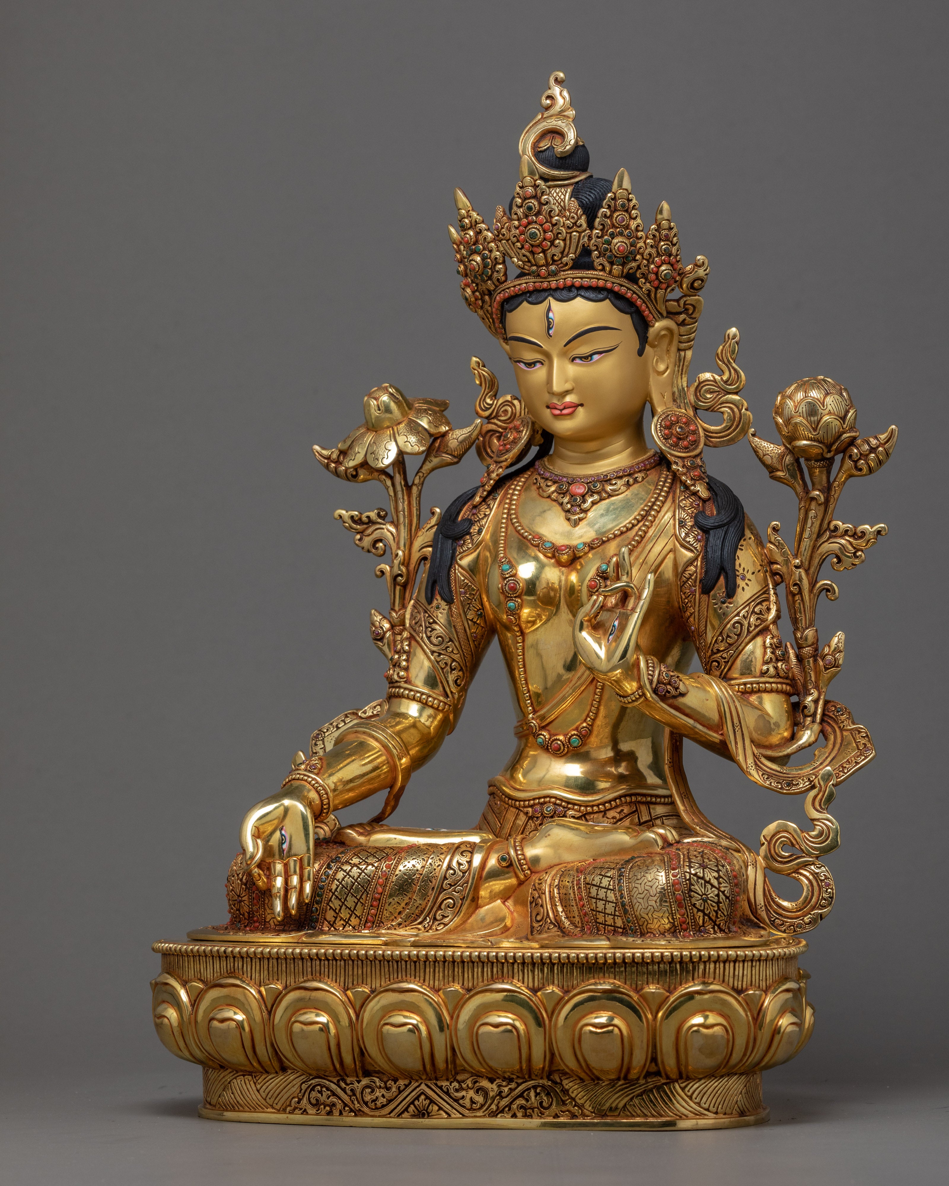 The White Tara Art | Traditional Himalayan Art of Nepal