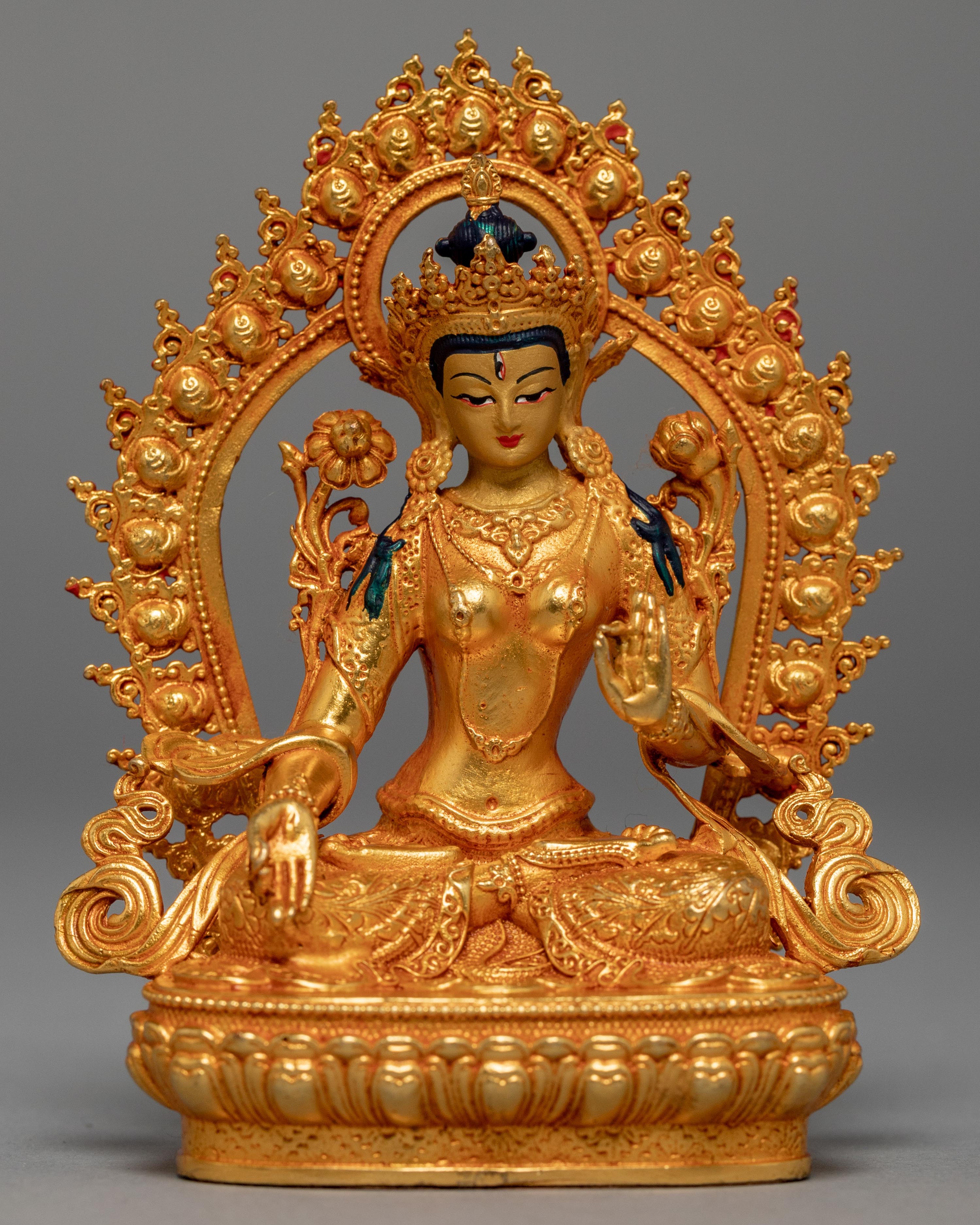 Mini White Tara Sculpture