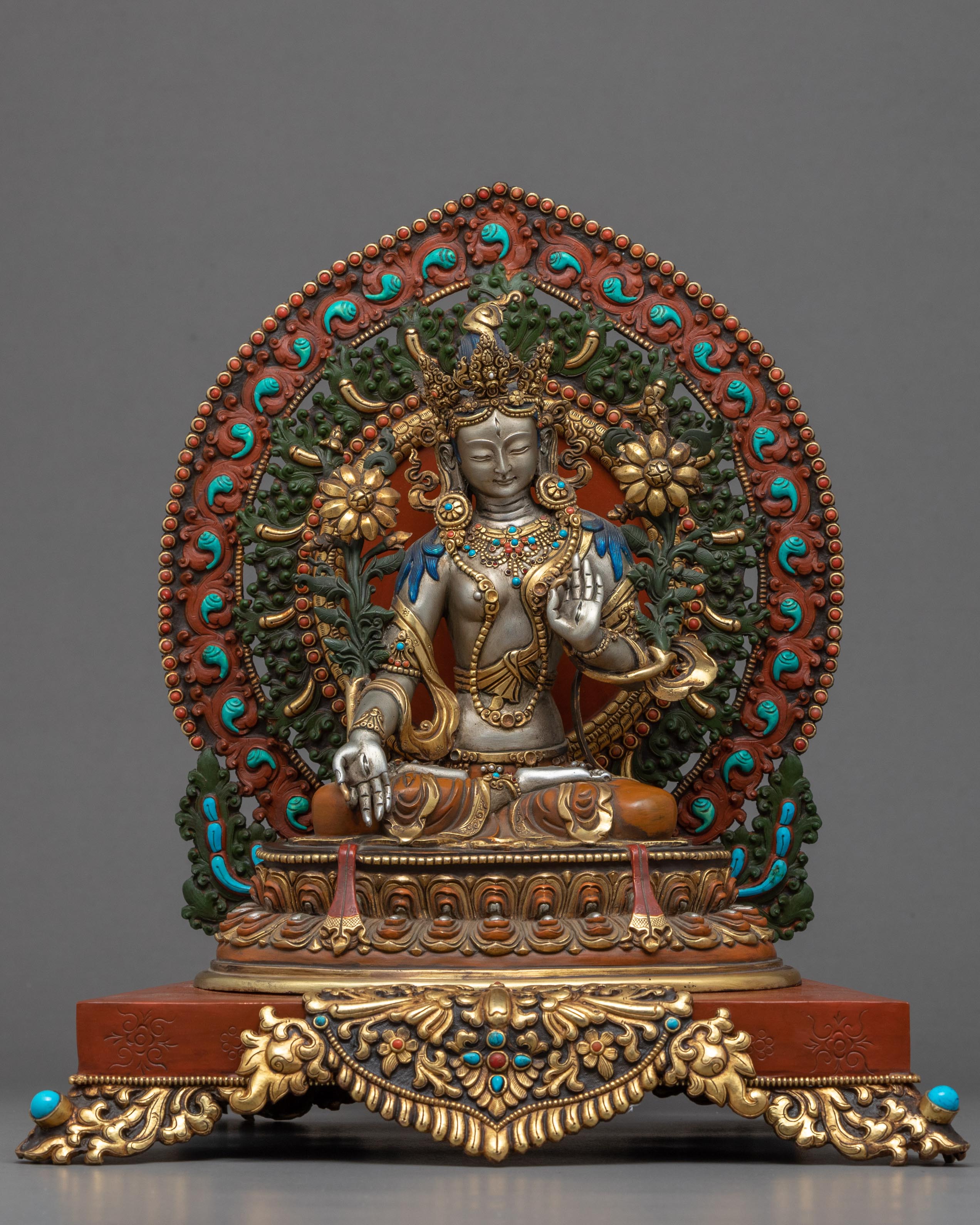 The White Tara Sculpture