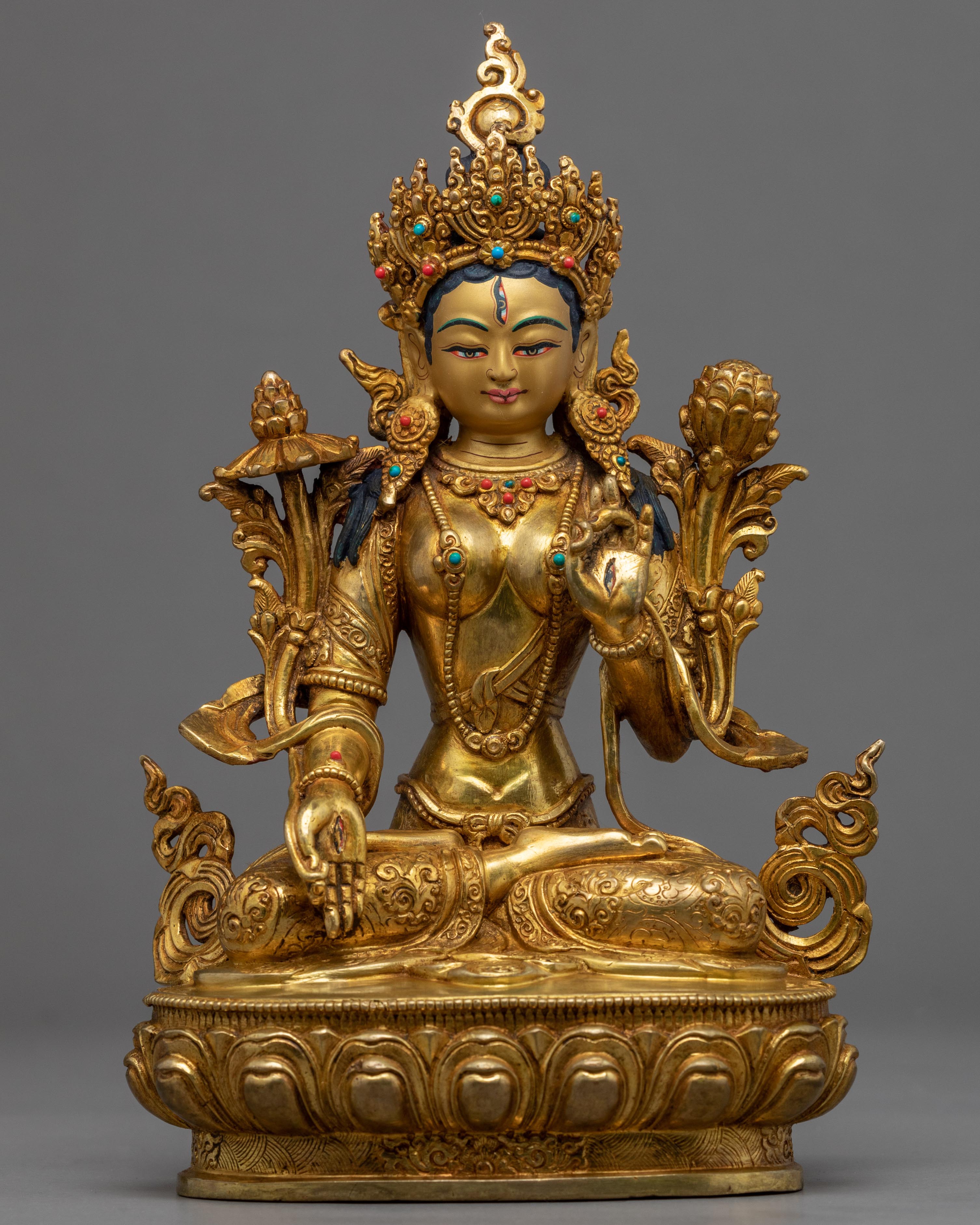 White Tara Meditation Sculpture