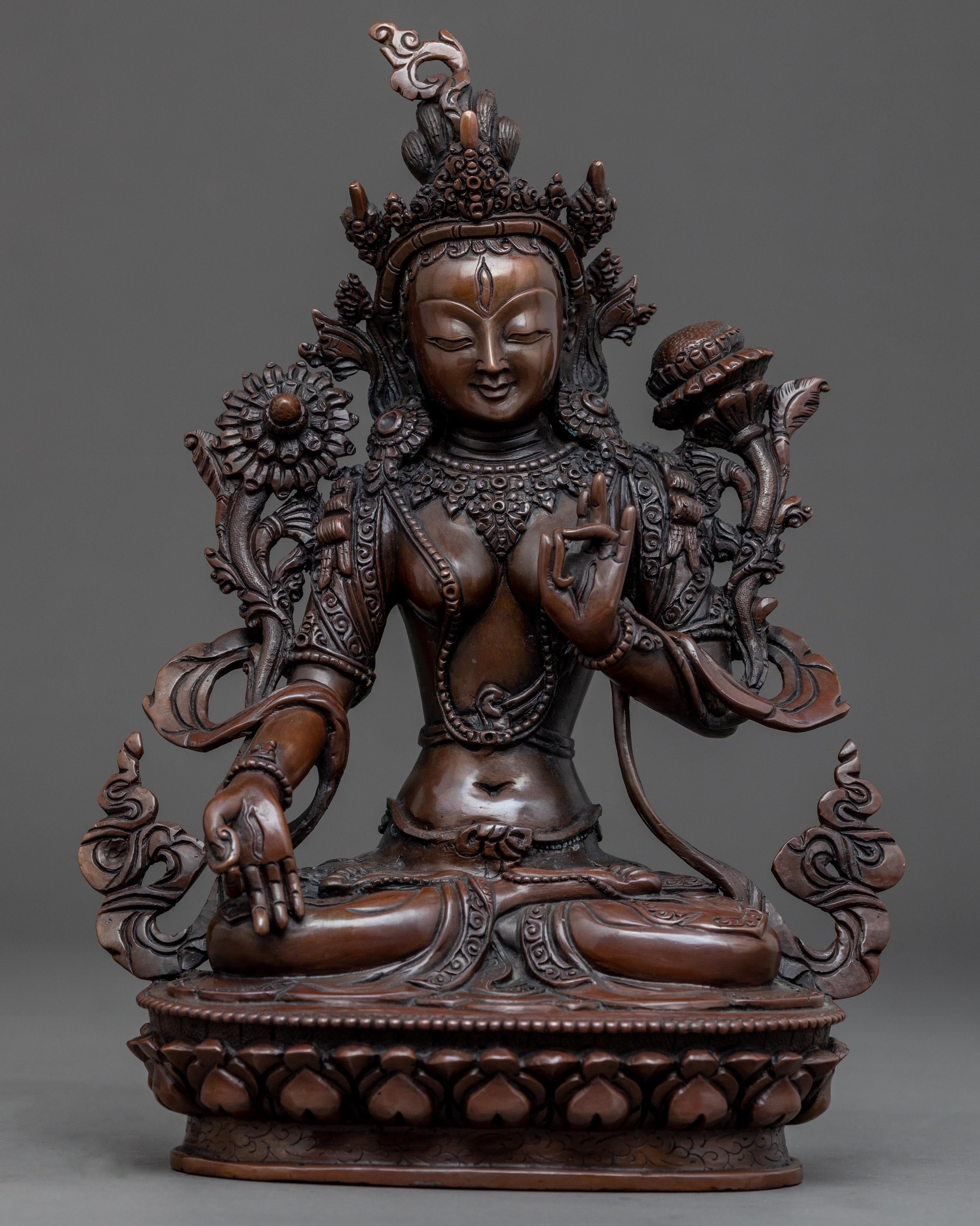 White Tara Indoor Sculpture