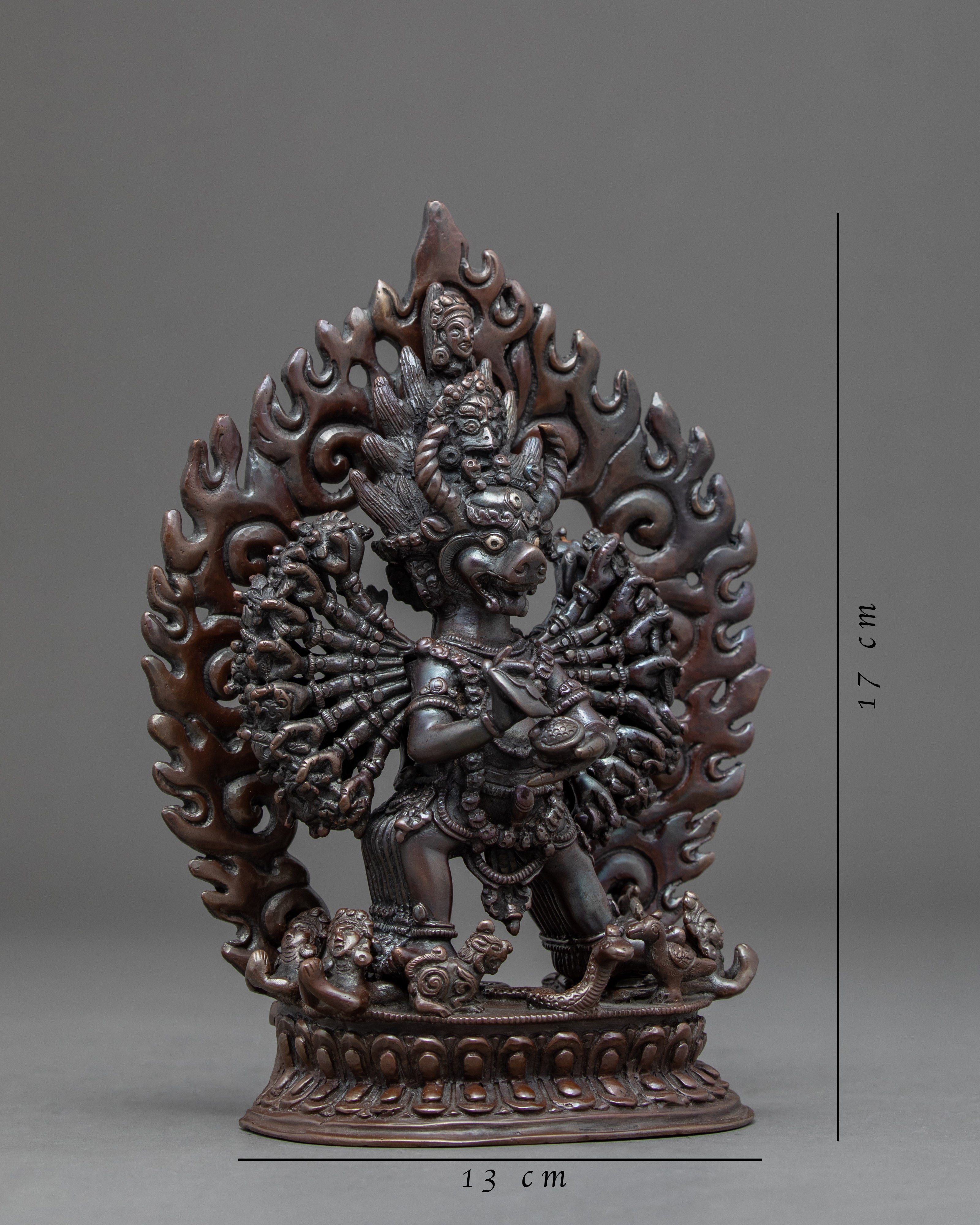 Yamantaka Sculpture | Traditionally Hand Carved Buddhist Statue