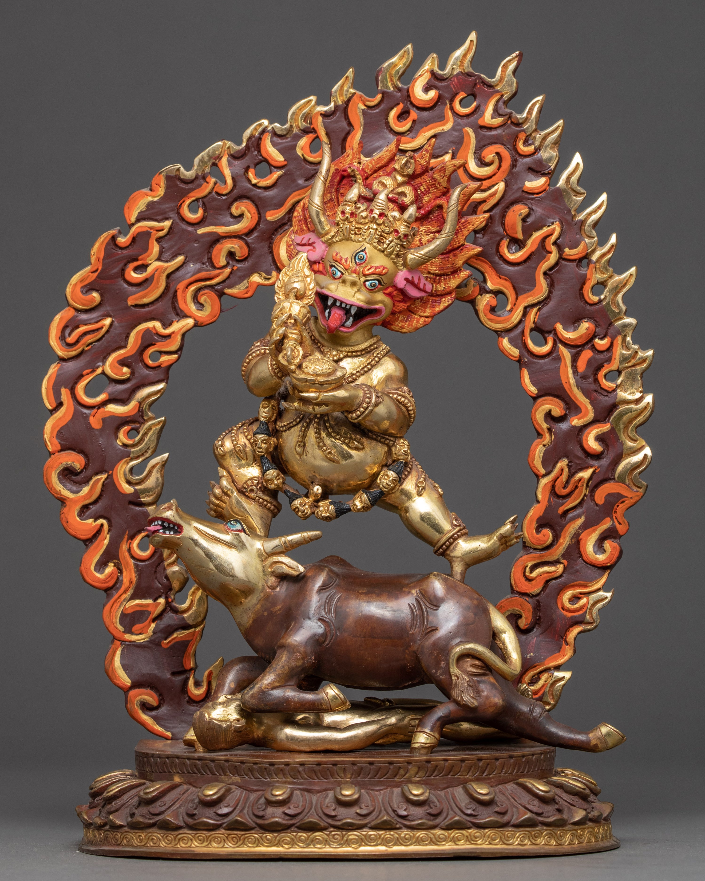 Yamantaka on Buffalo Statue