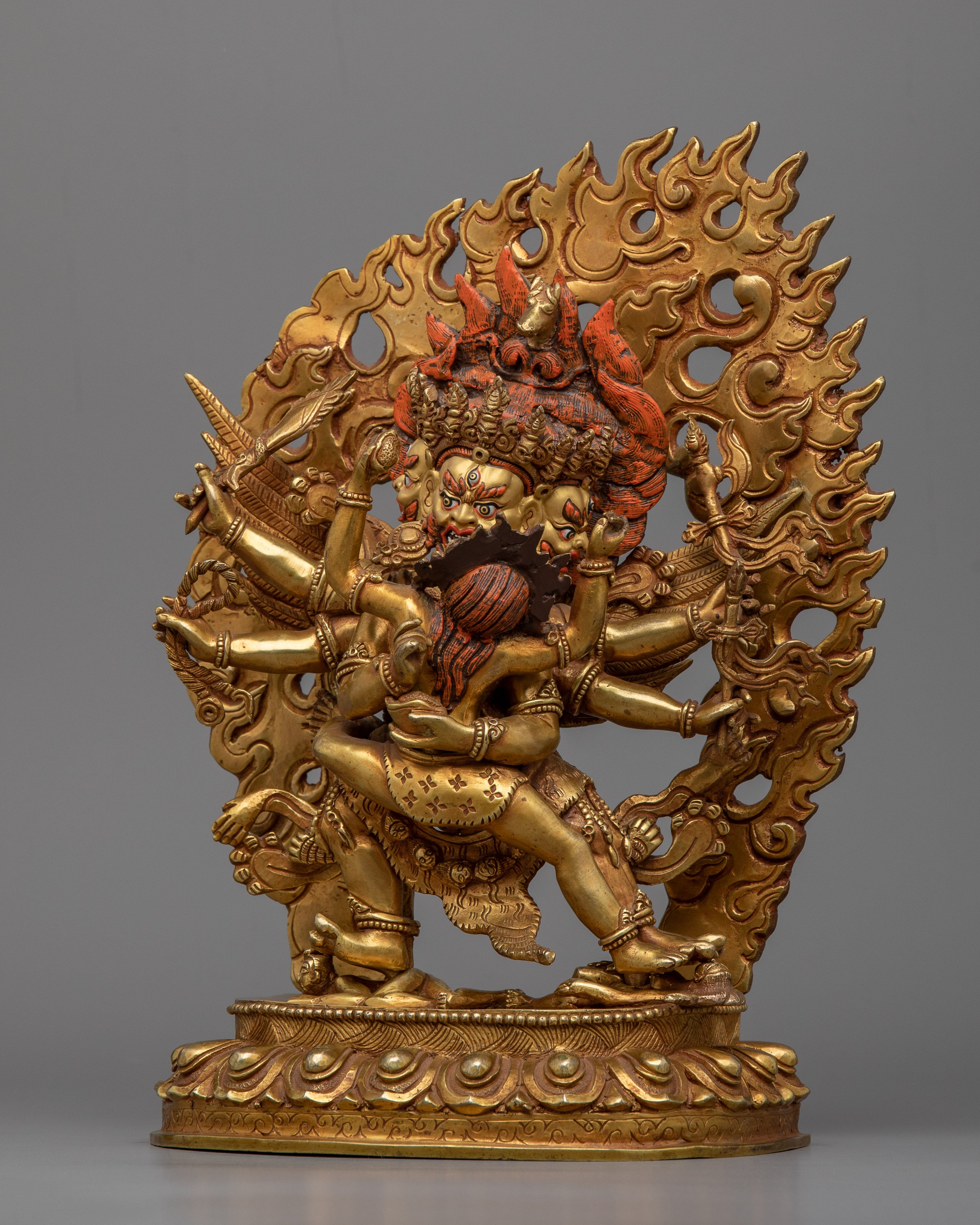 Hayagriva Mantra Practice Sculpture | Handmade in Nepal, Himalayan Buddhist Art