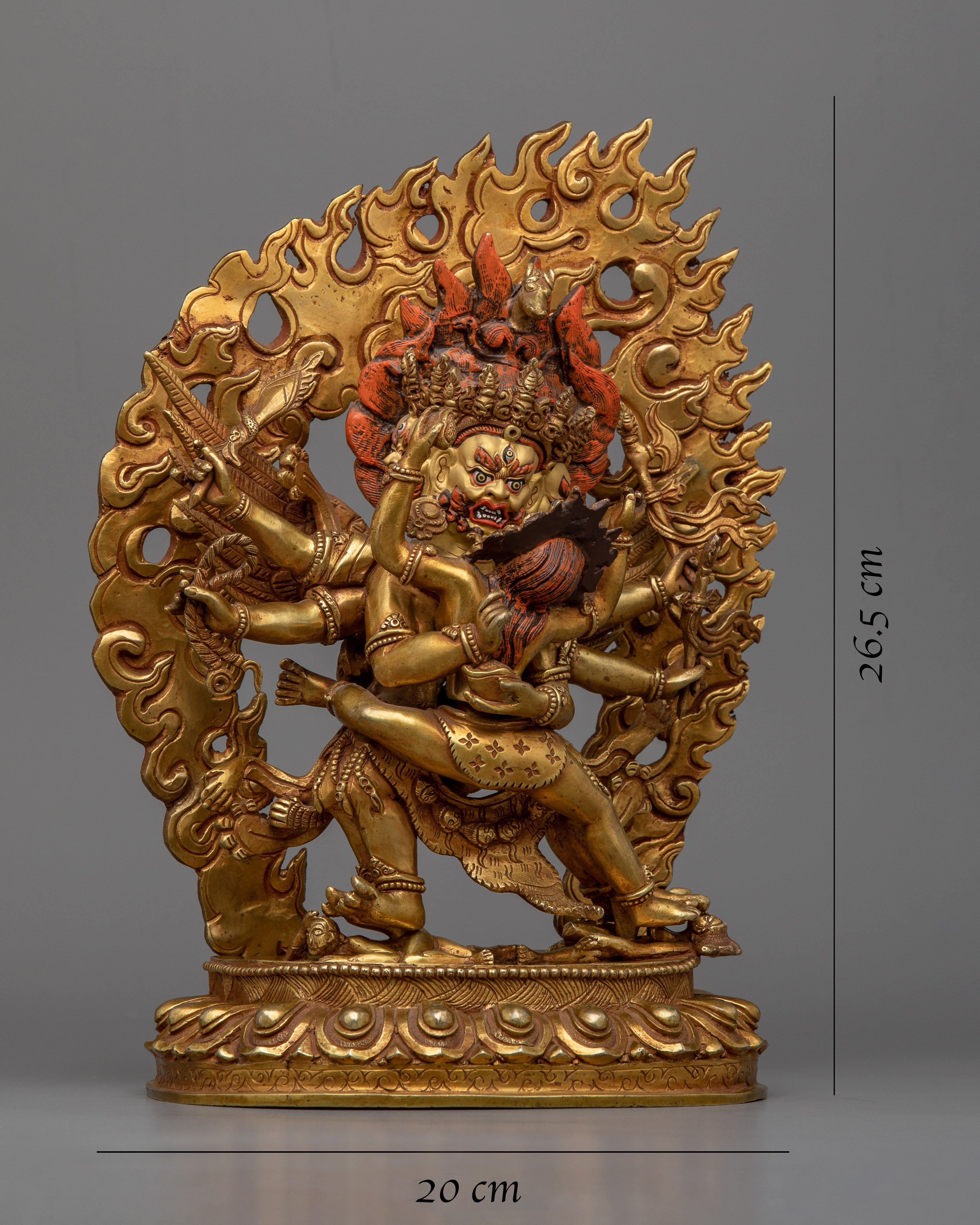 Hayagriva Mantra Practice Sculpture | Handmade in Nepal, Himalayan Buddhist Art