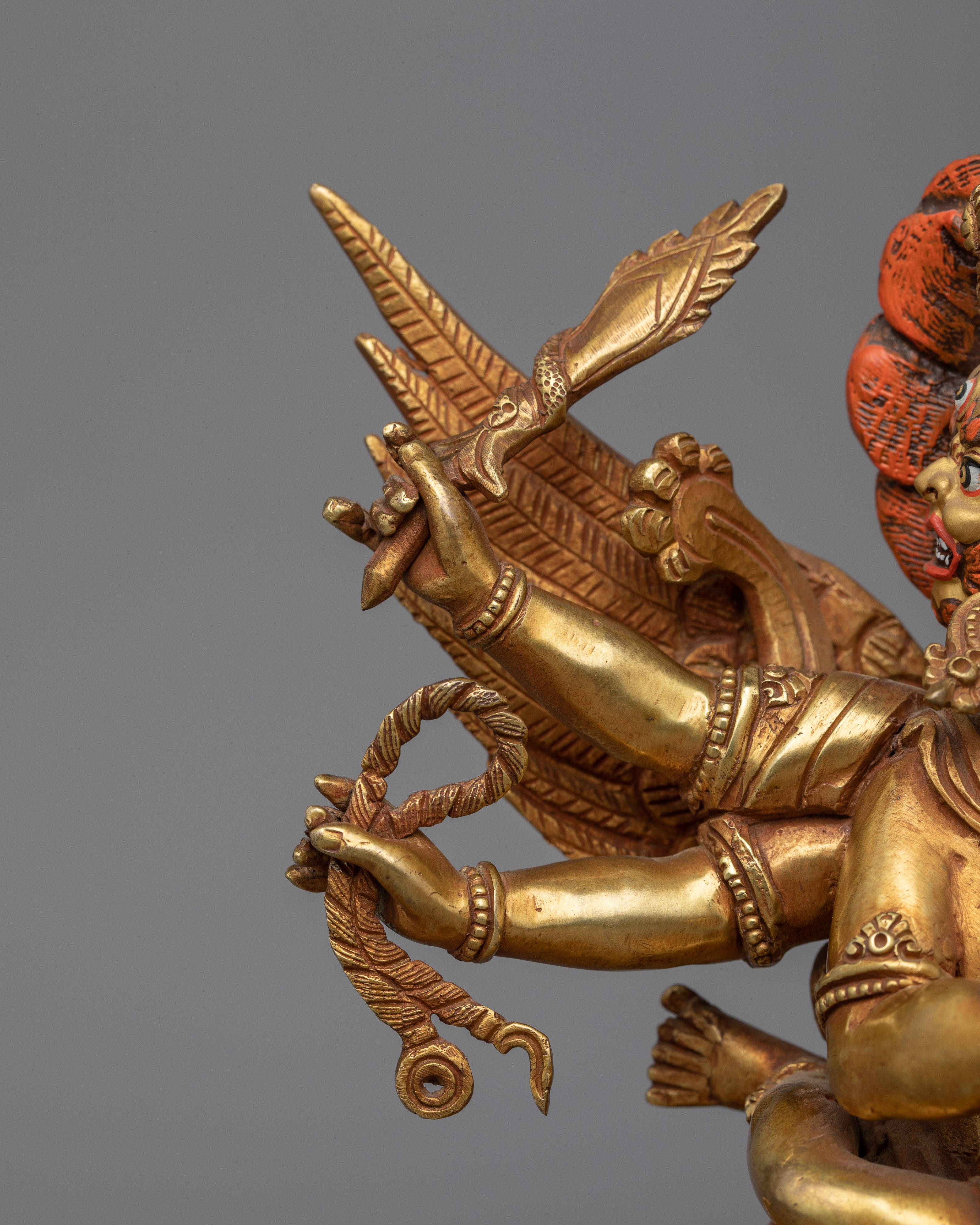 Hayagriva Mantra Practice Sculpture | Handmade in Nepal, Himalayan Buddhist Art