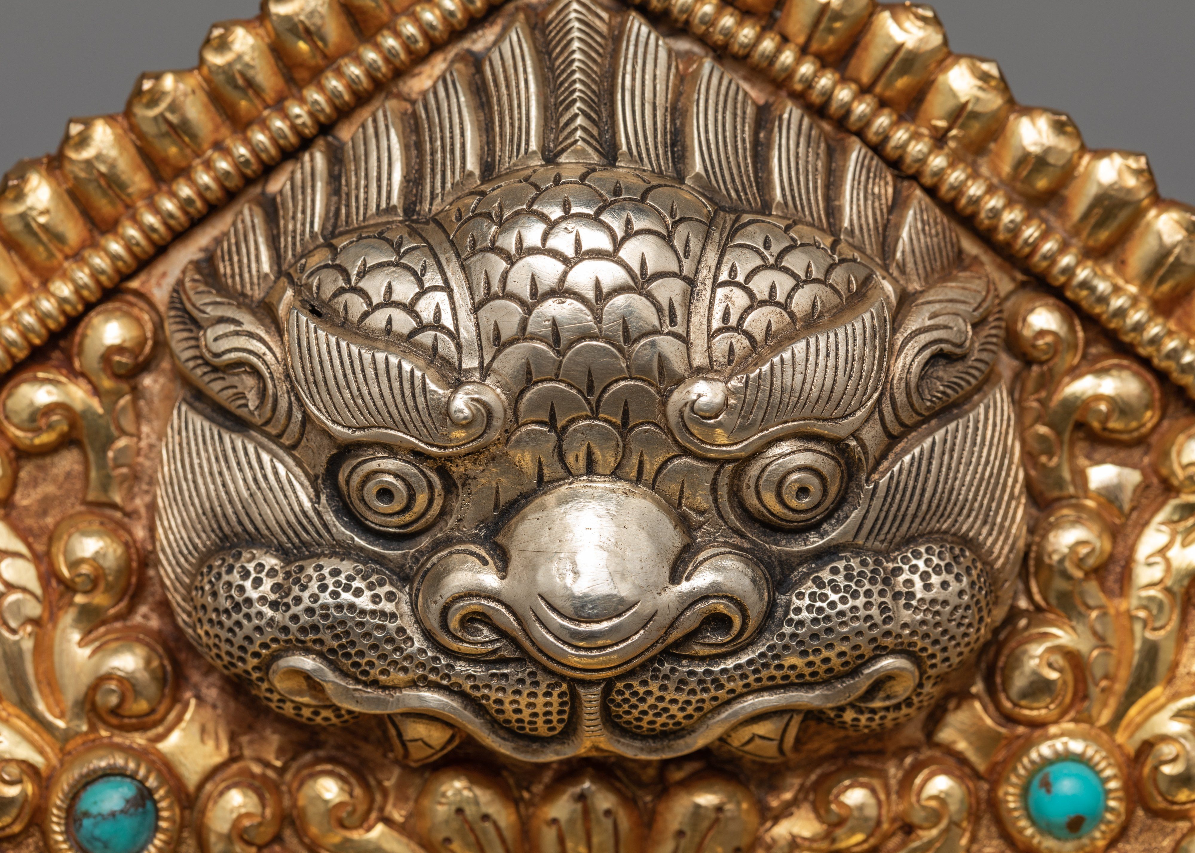 Bodhisattva Yellow Jambhala | Traditionally Hand Carved Gold Gilded Dzambhala Statue