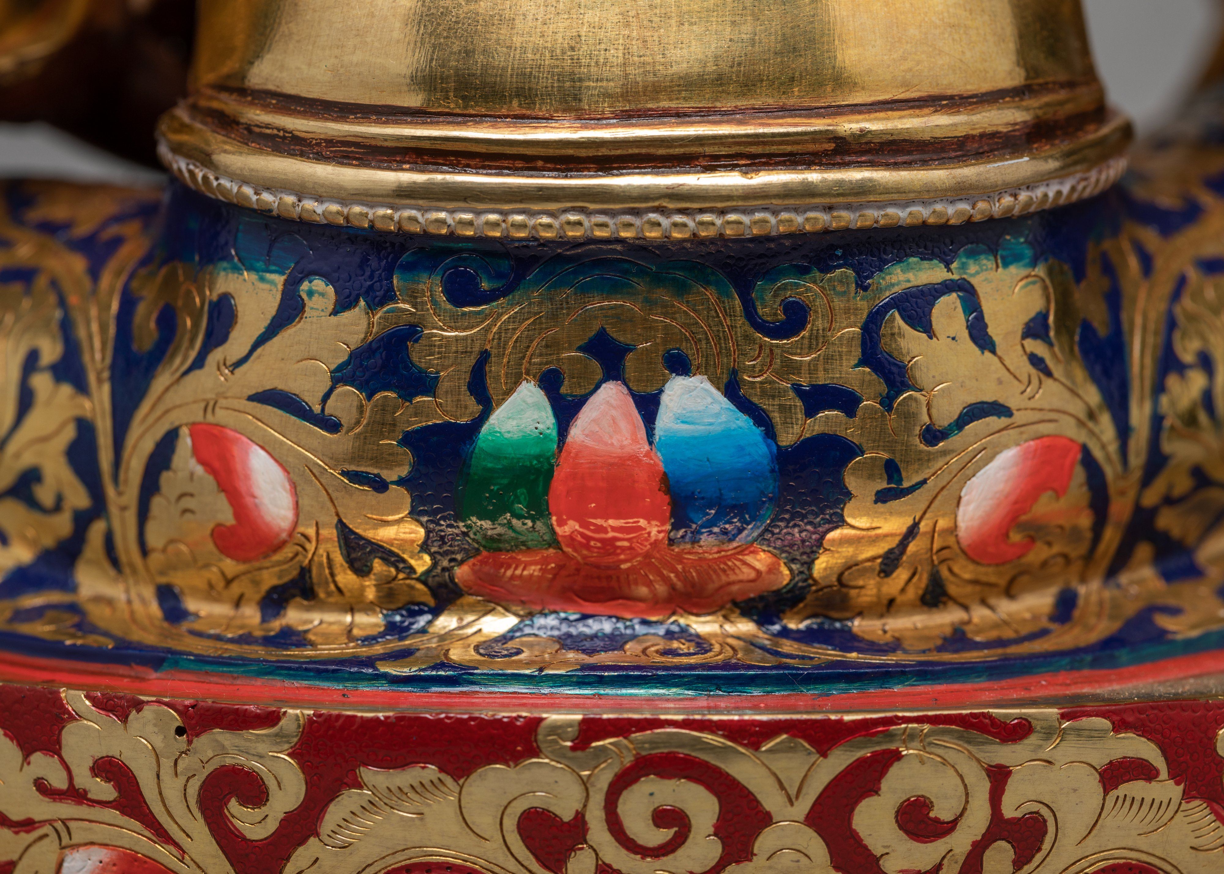 Dzambala Statue | Buddhist Wealth Deity | Jambala