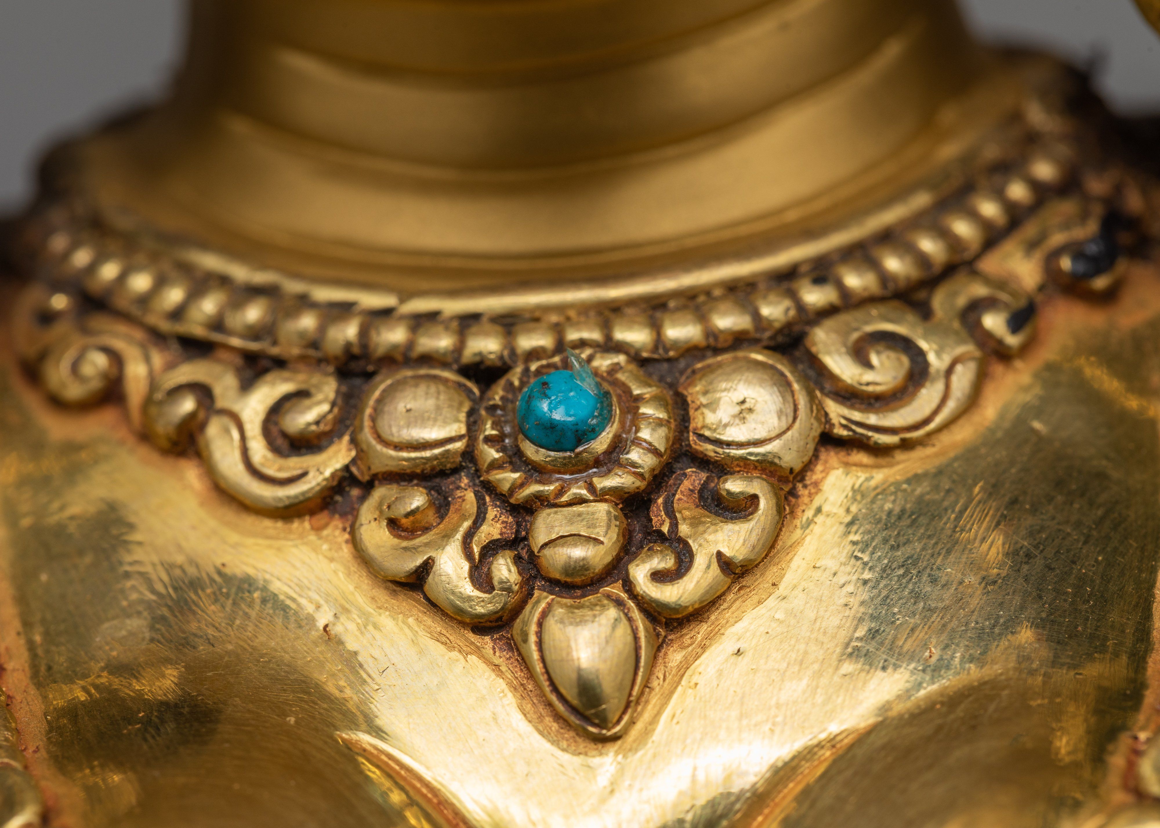 Green Tara Statue | Beautifully Hand-carved Mother Tara Statue | Traditional Himalayan Buddhist Art