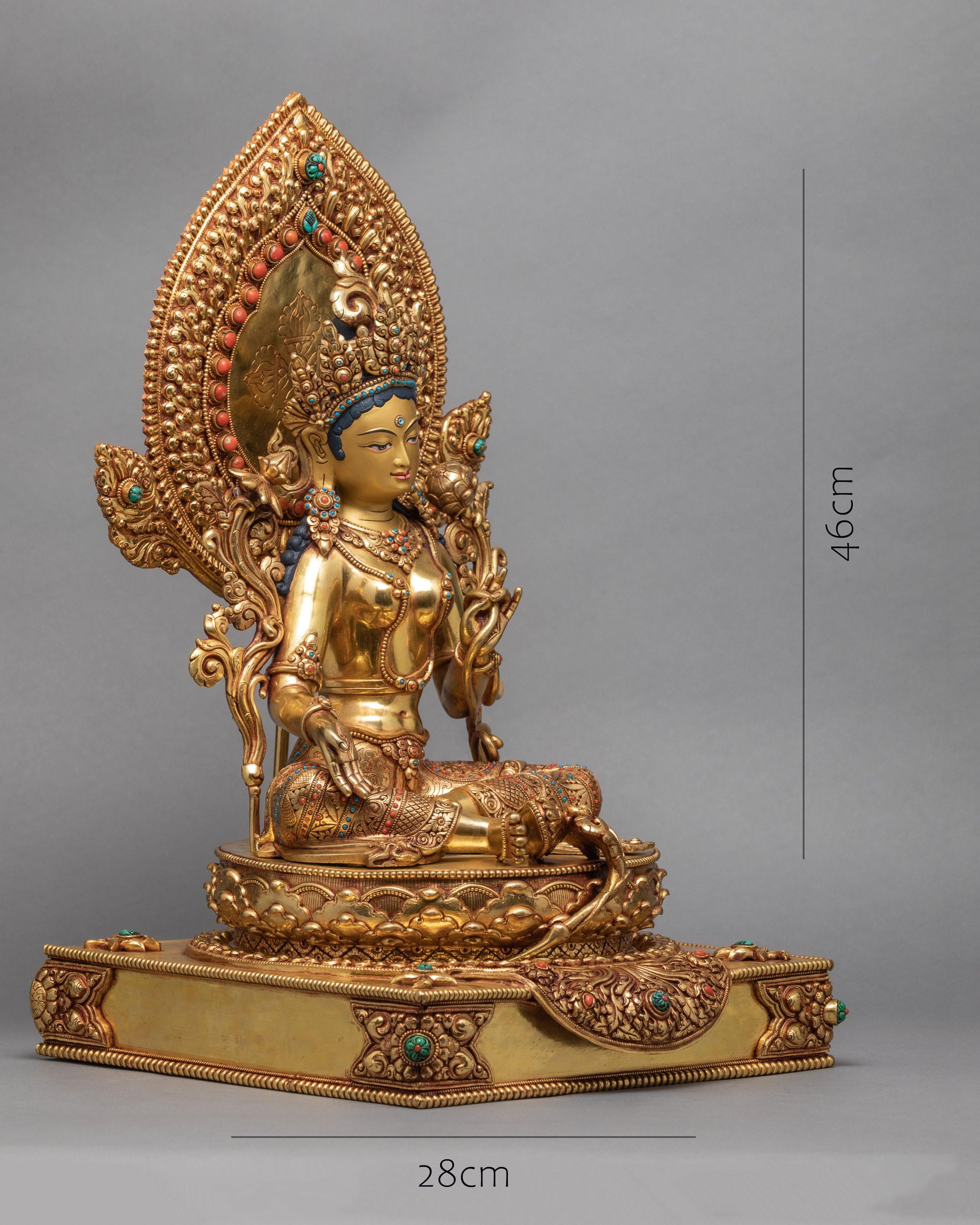 Green Tara Statue