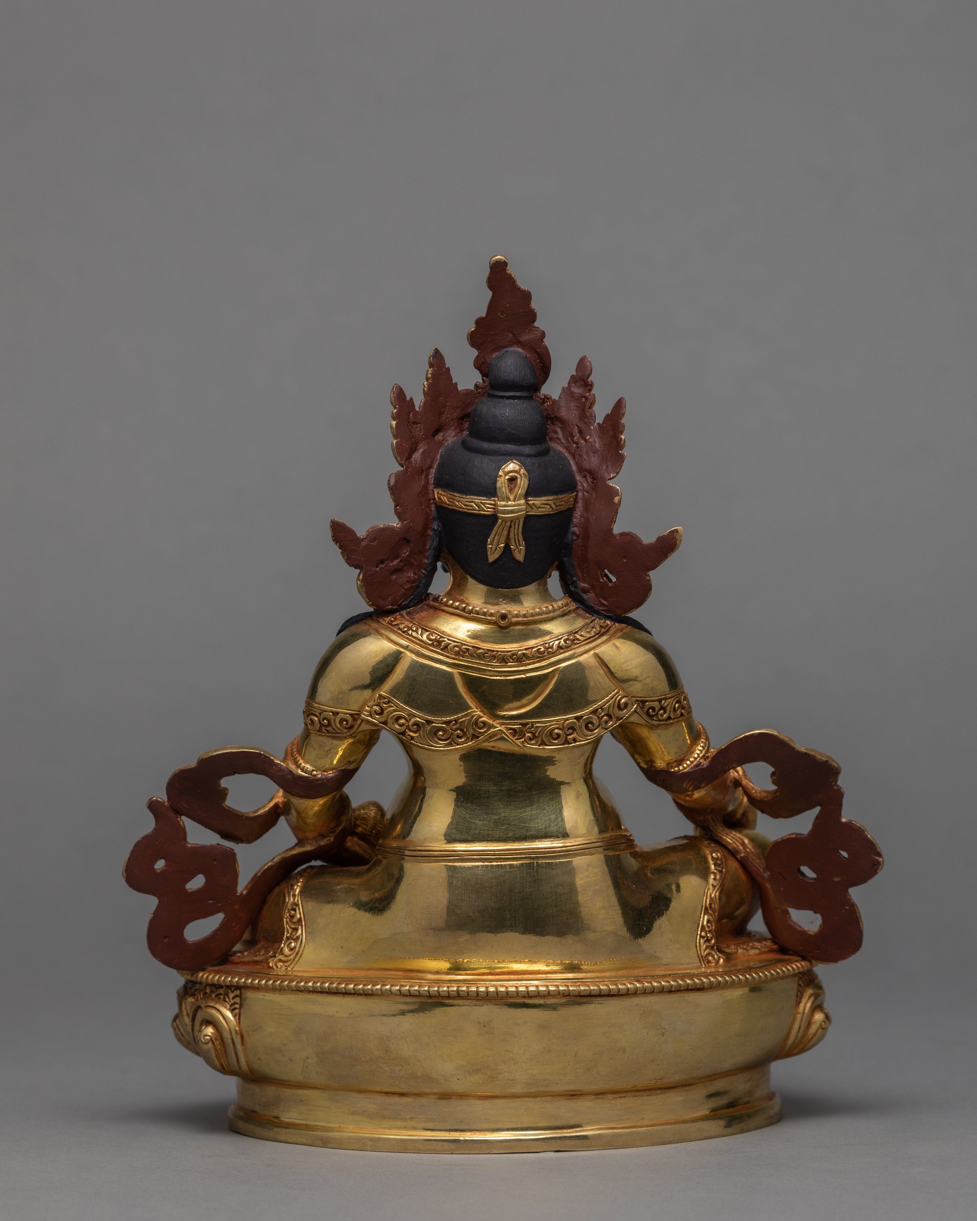 Jambala | Dzambhala Statue | Traditionally Hand carved Wealth Deity