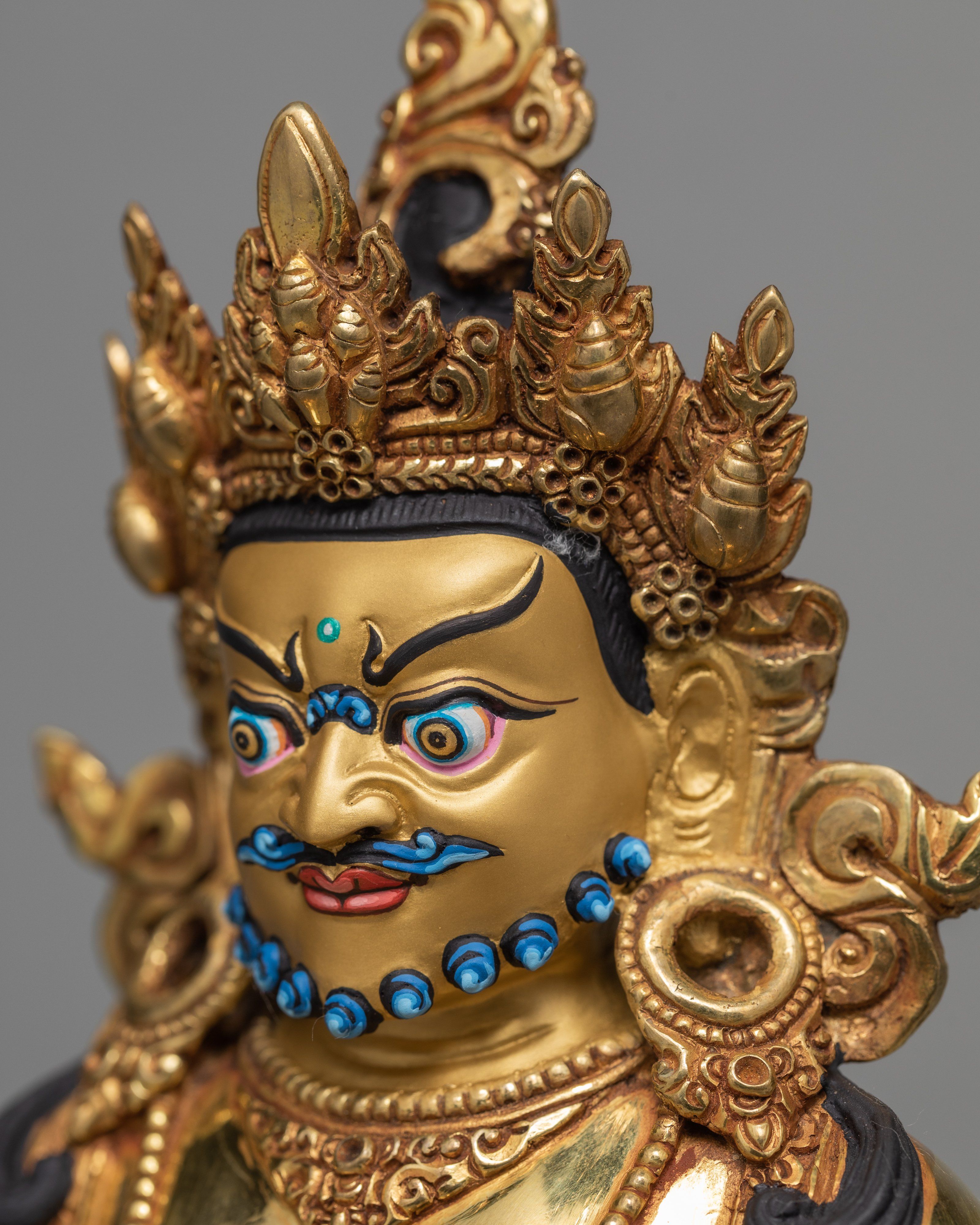 Jambala | Dzambhala Statue | Traditionally Hand carved Wealth Deity