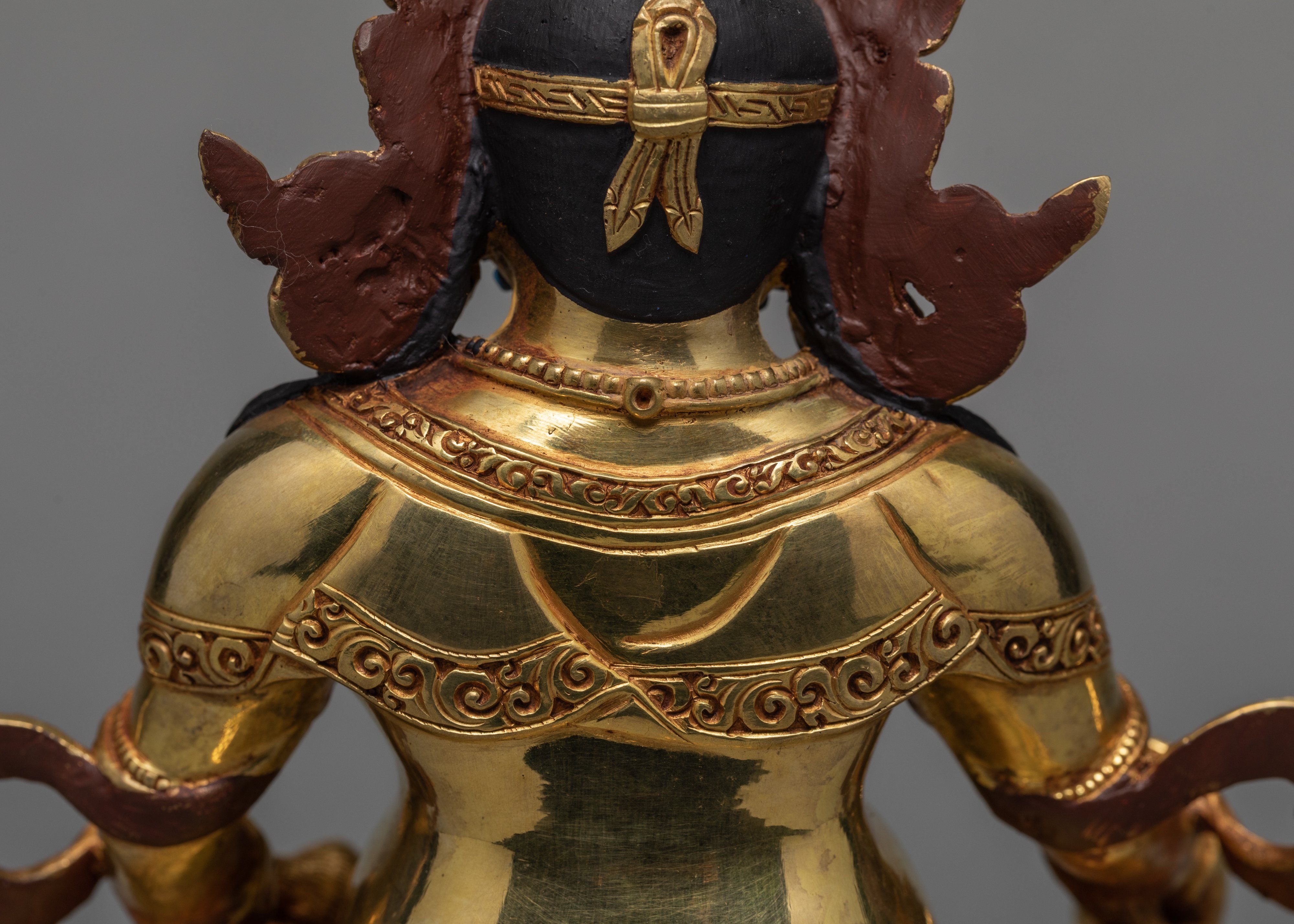 Jambala | Dzambhala Statue | Traditionally Hand carved Wealth Deity