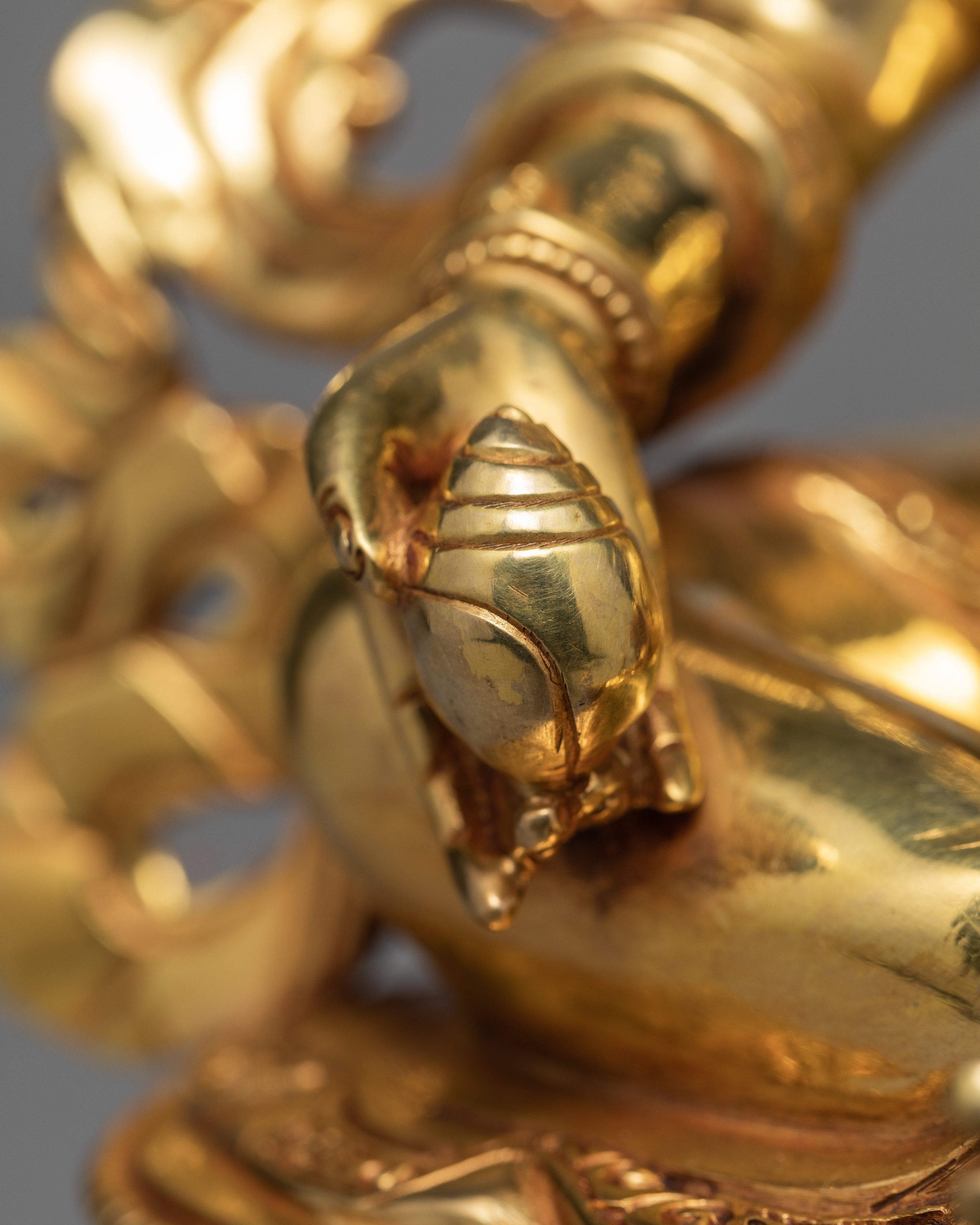 Jambala | Dzambhala Statue | Traditionally Hand carved Wealth Deity