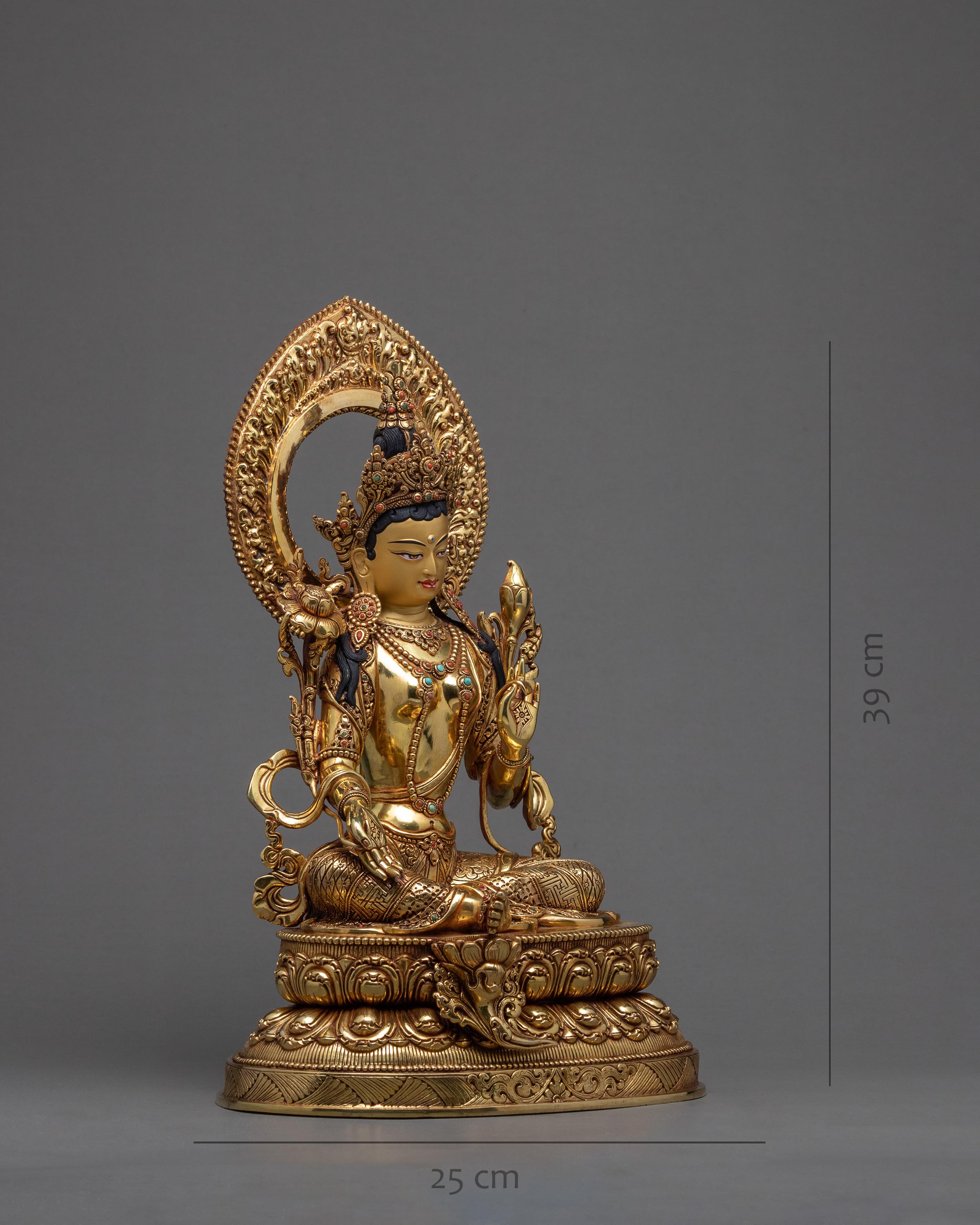 Tara Green Statue | Art of Himalaya