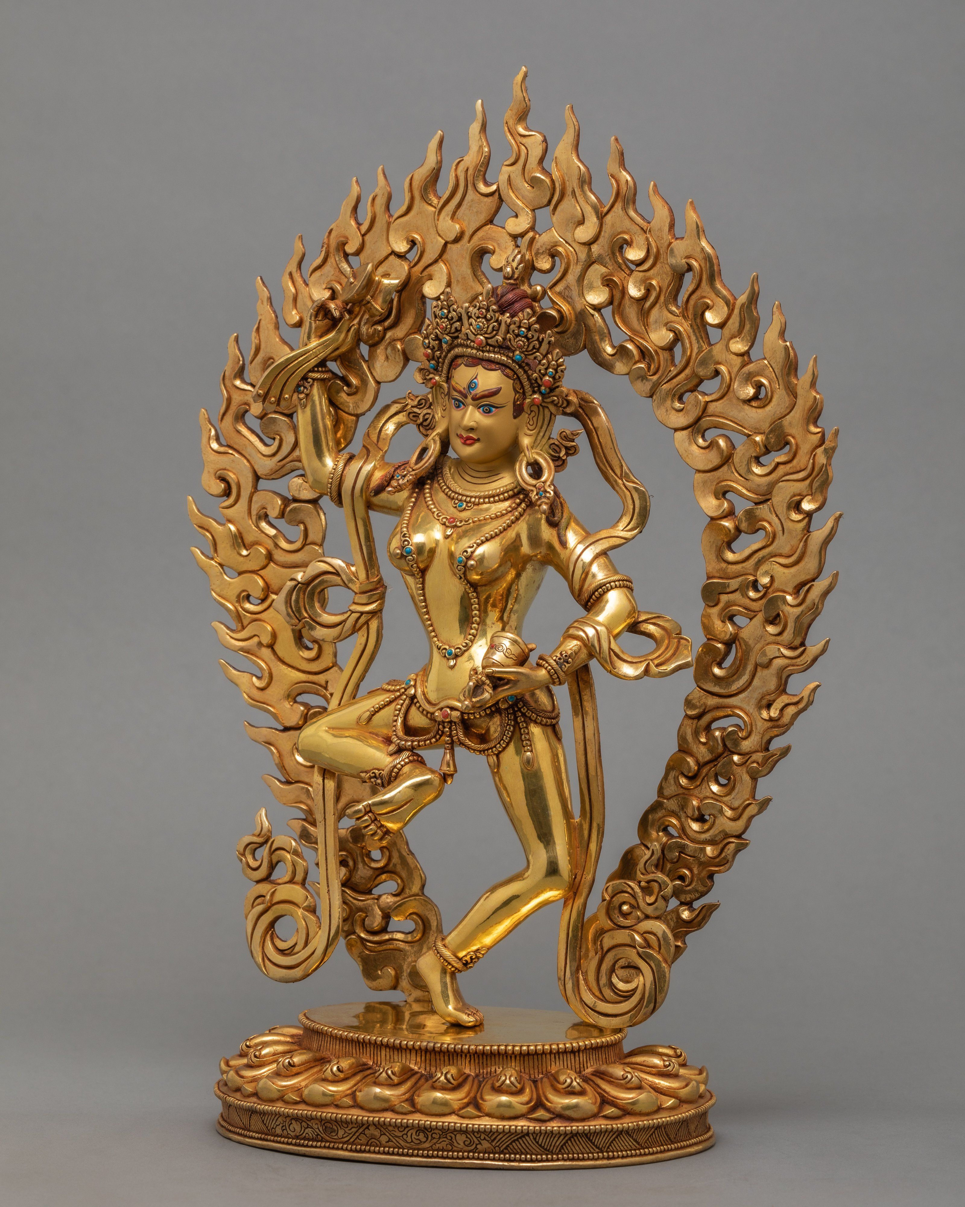Machig Labdron | 24K Gold Gilded Yogini Statue
