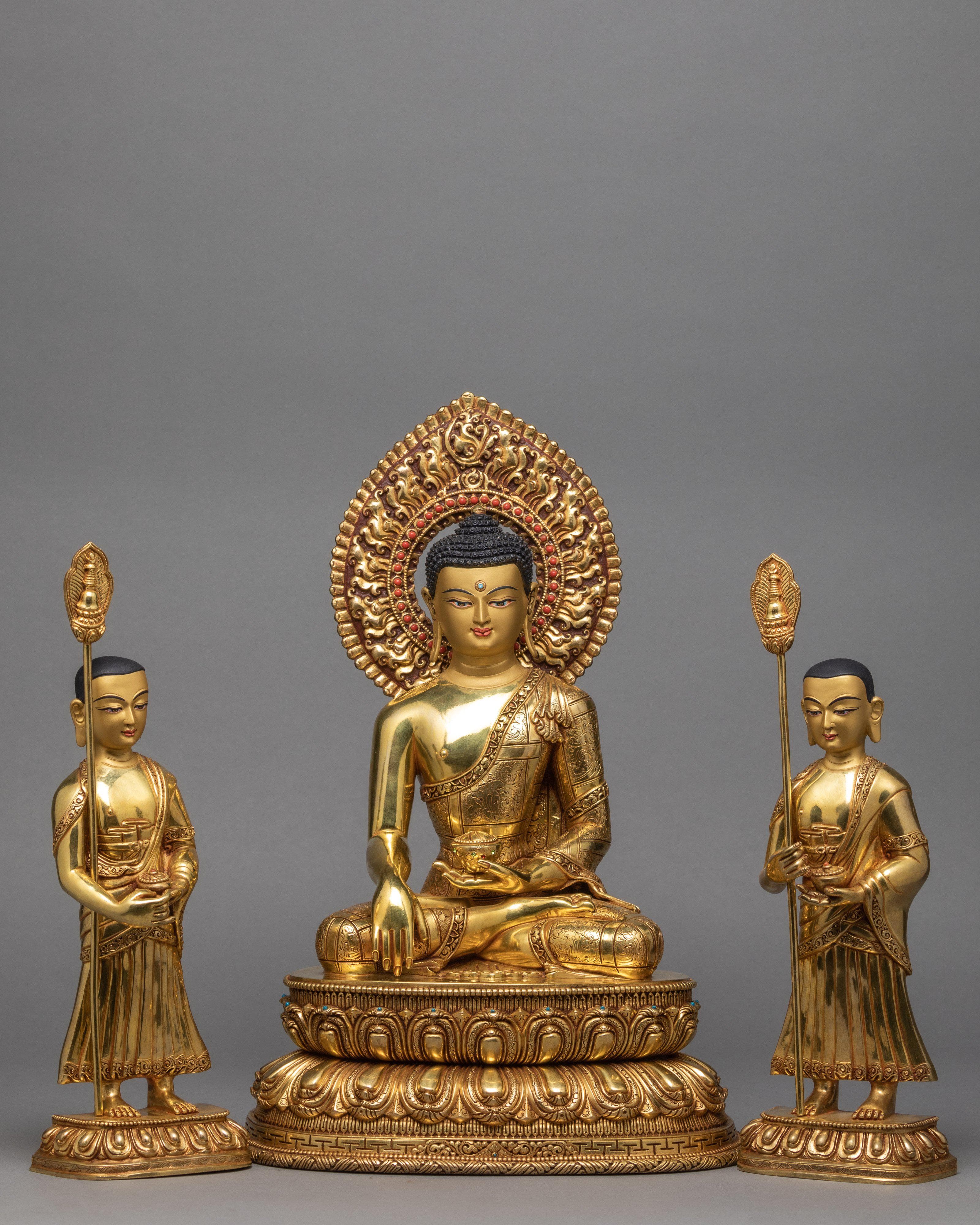 Shakyamuni Buddha with Disciples