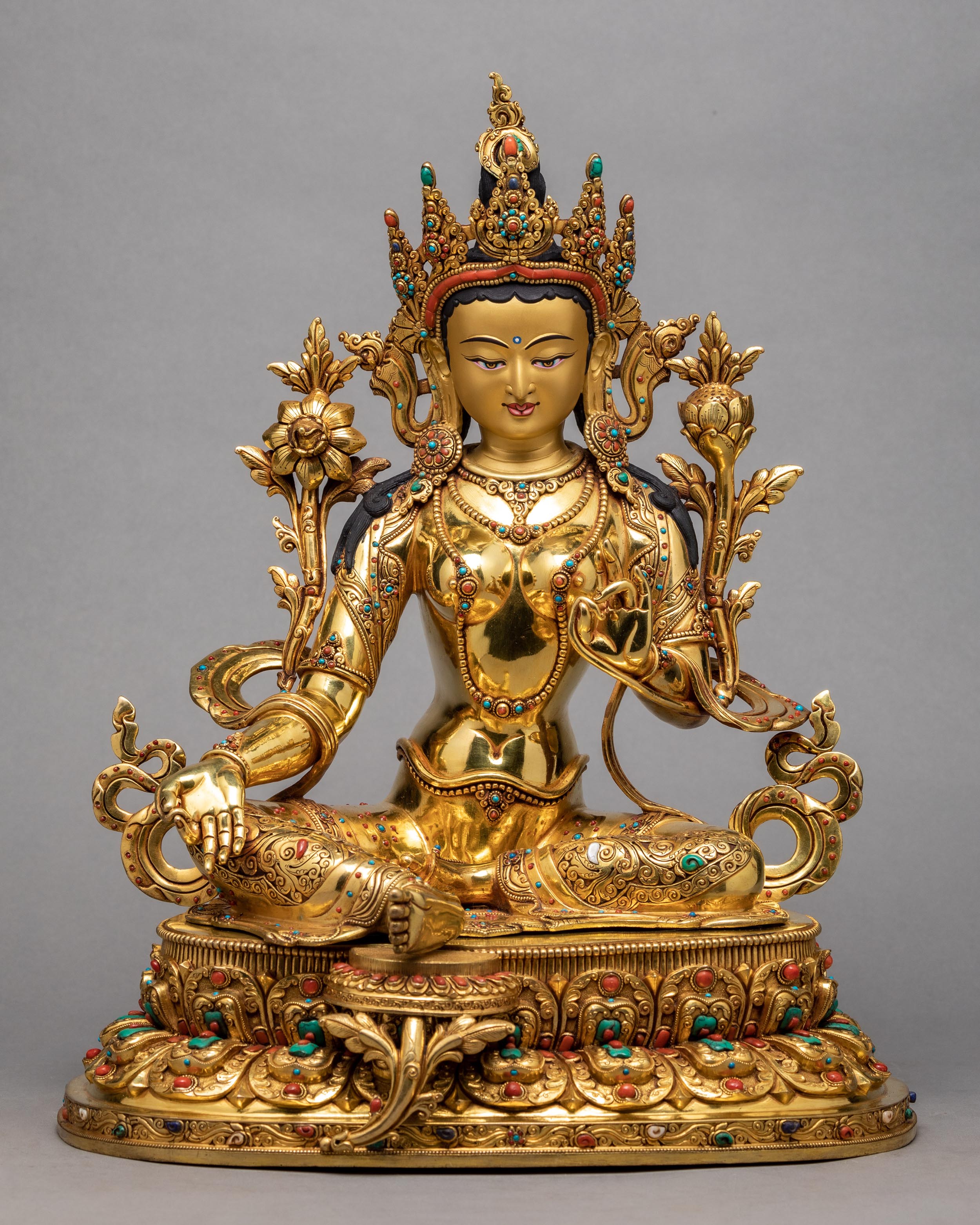 Green Tara Statue