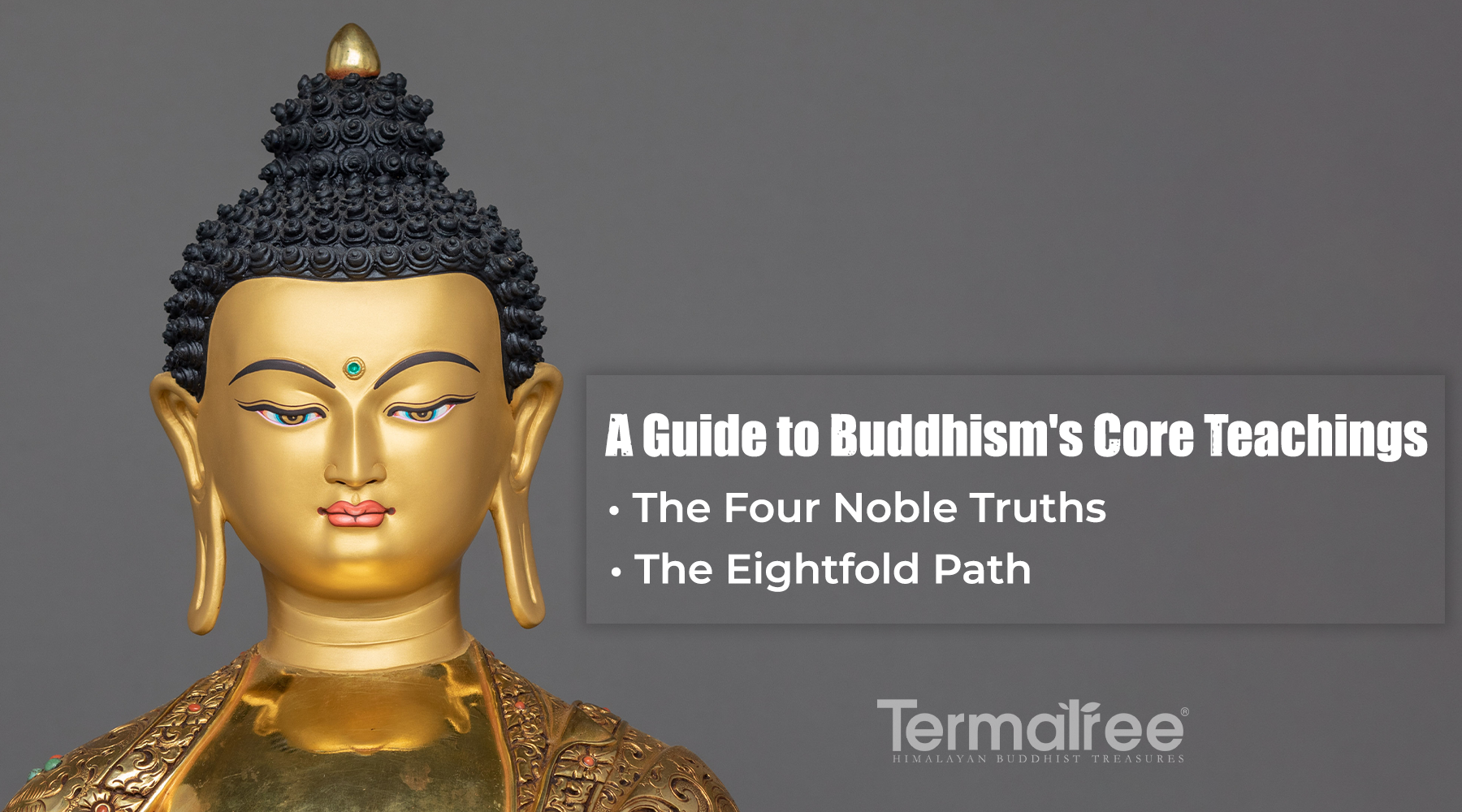 A Guide to Buddhism's core teachings: the Four Noble Truths, and the E