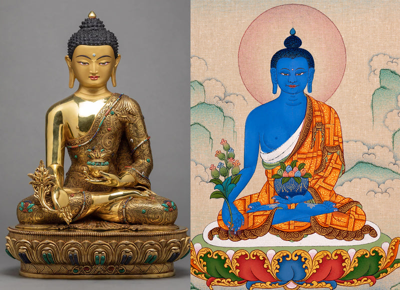 Medicine Buddha: His Healing Power of Lapis Lazuli