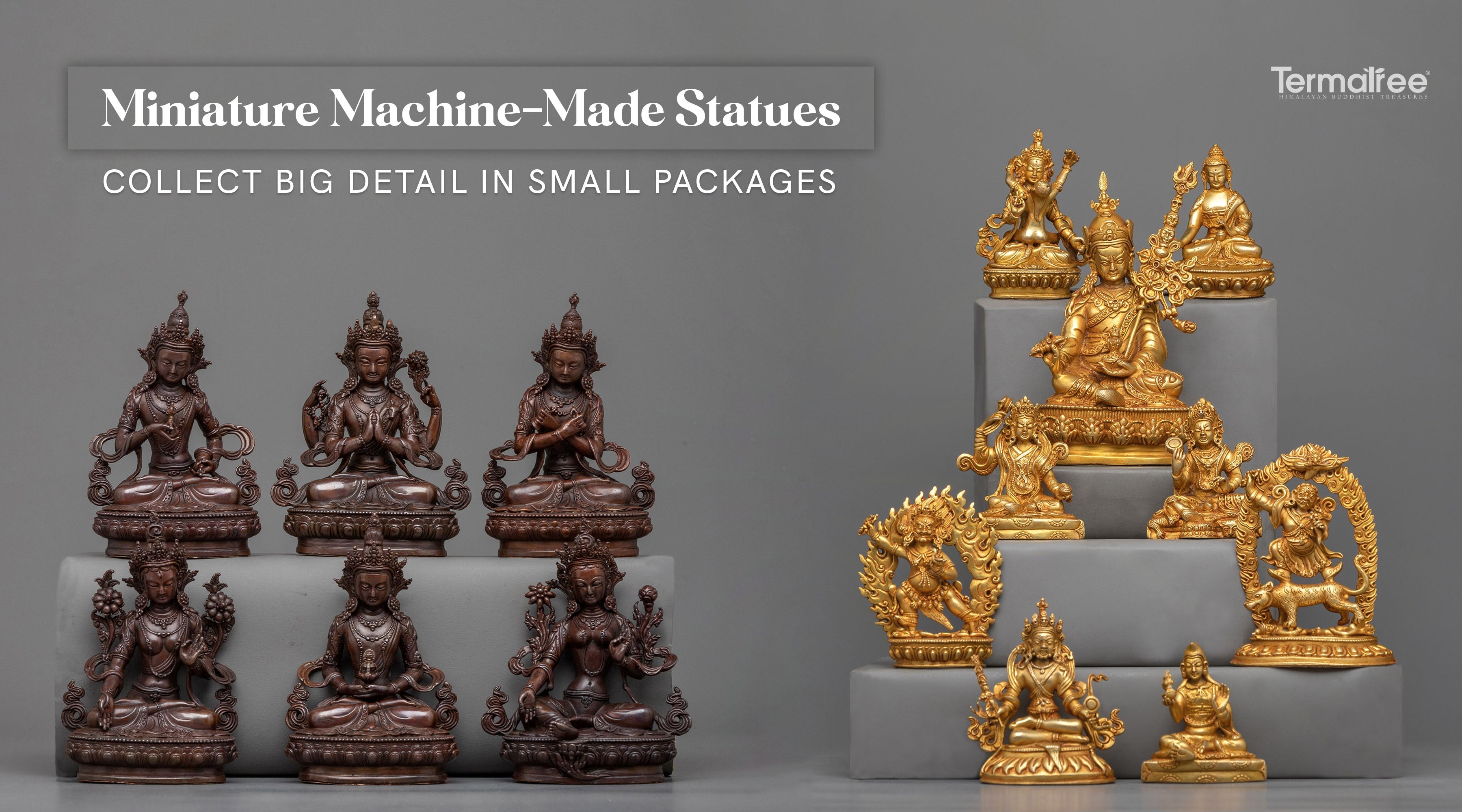 Miniature Machine-Made Statues: Collect Big Detail in Small Packages