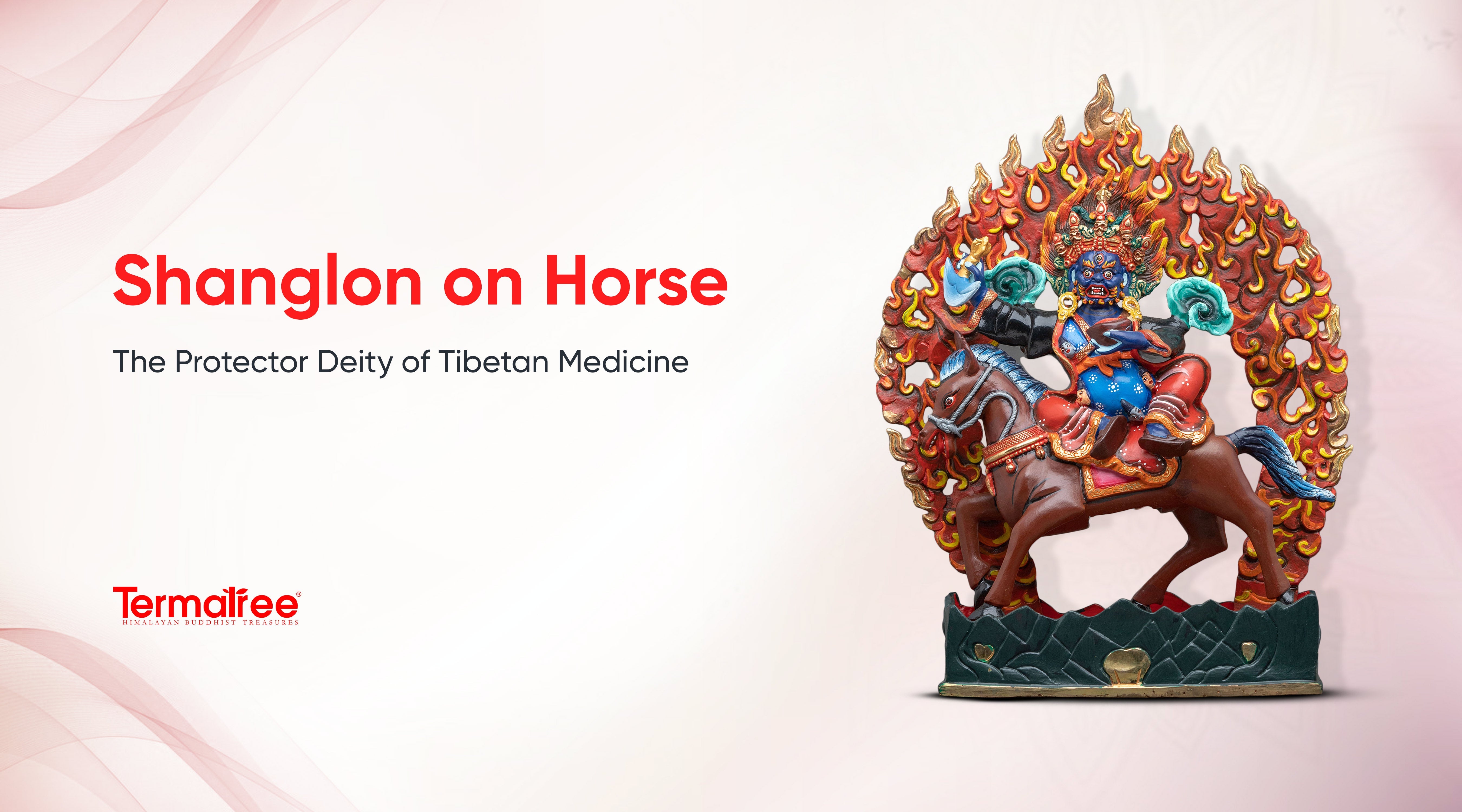 Shanglon on Horse: The Protector Deity of Tibetan Medicine