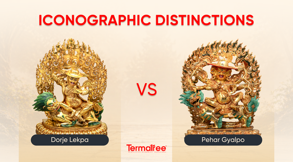 Iconographic Distinctions: Dorje Lekpa vs. Pehar Gyalpo in Tibetan Buddhism