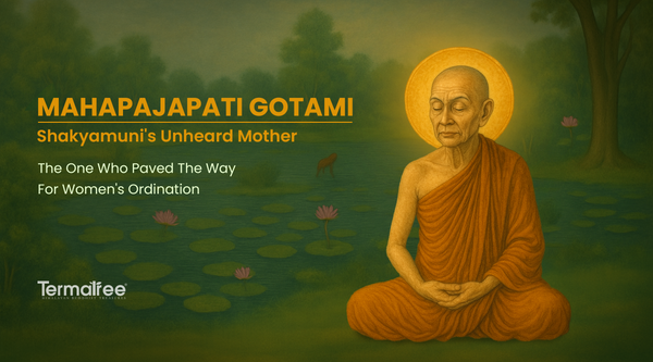 Mahaprajapati Gotami was the Shakyamuni Buddha’s maternal aunt and also his foster mother, who became the first-ever Bhikkhuni (fully ordained nun) of the Buddhist Monastic Community. 