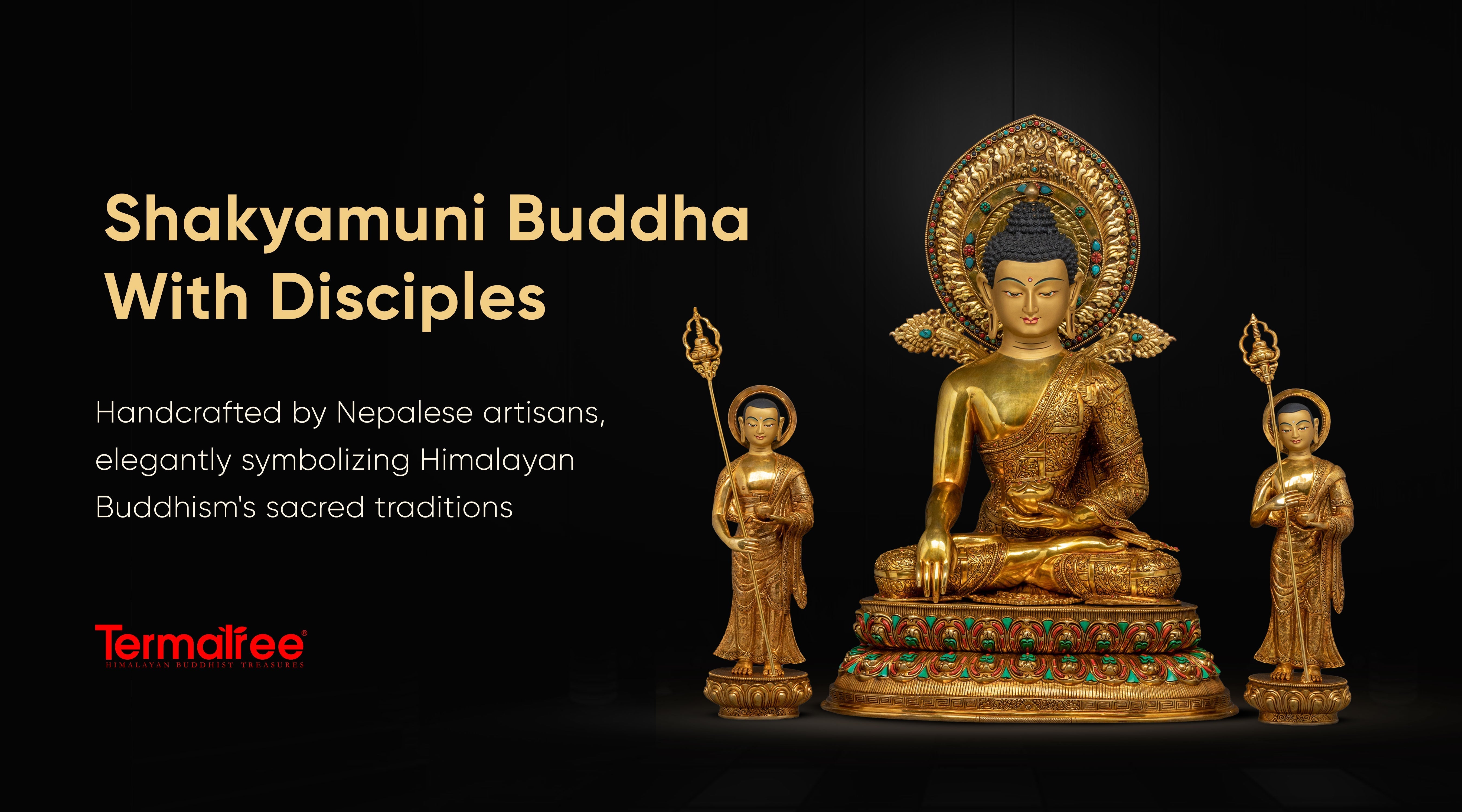 Statue of the Week: Shakyamuni Buddha with His Two Great Disciples