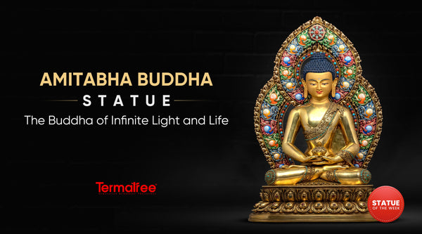 Statue of the Week: Radiant Golden Amitabha Buddha Statue