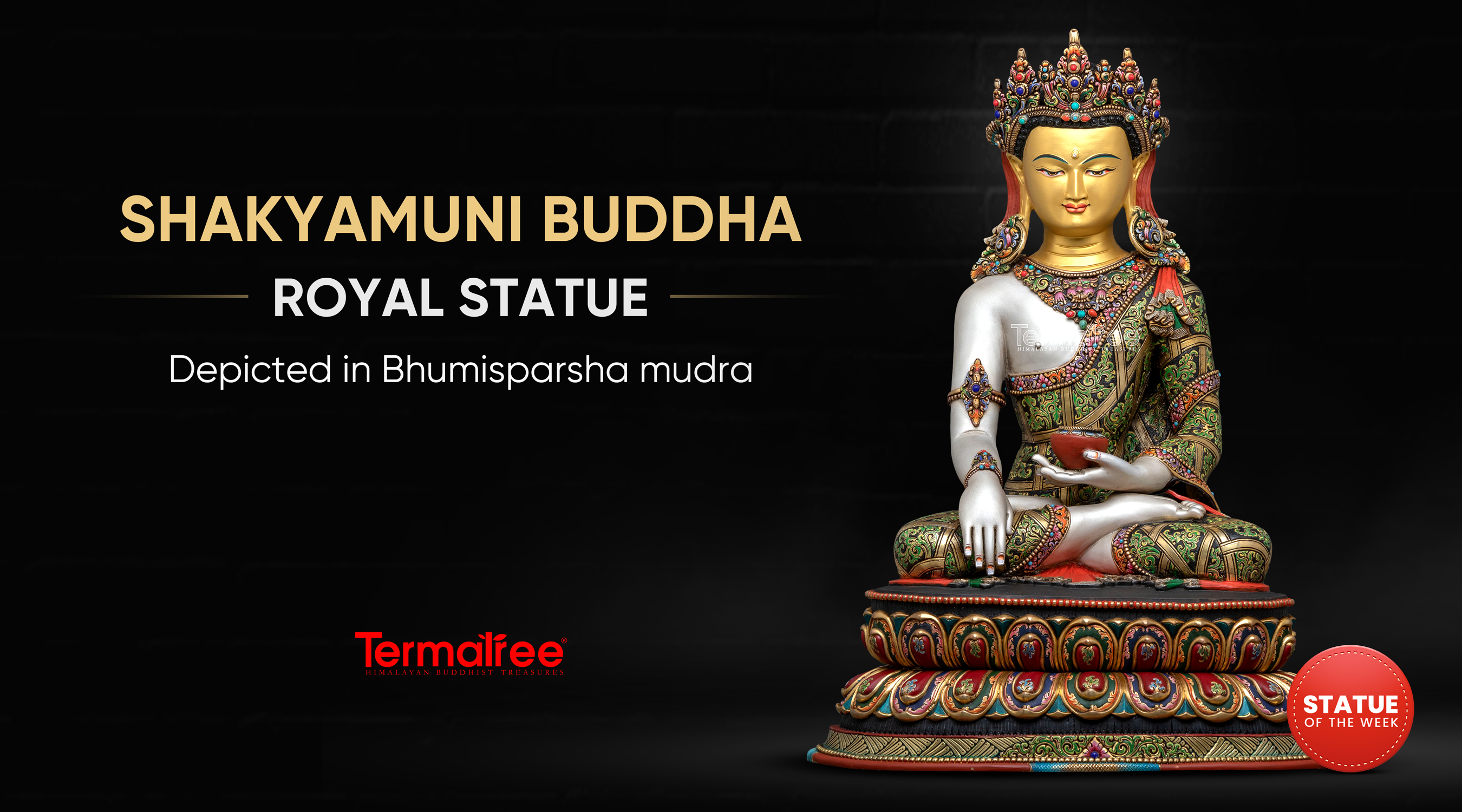 Statue of the Week at Termatree: Crown Shakyamuni Buddha Statue